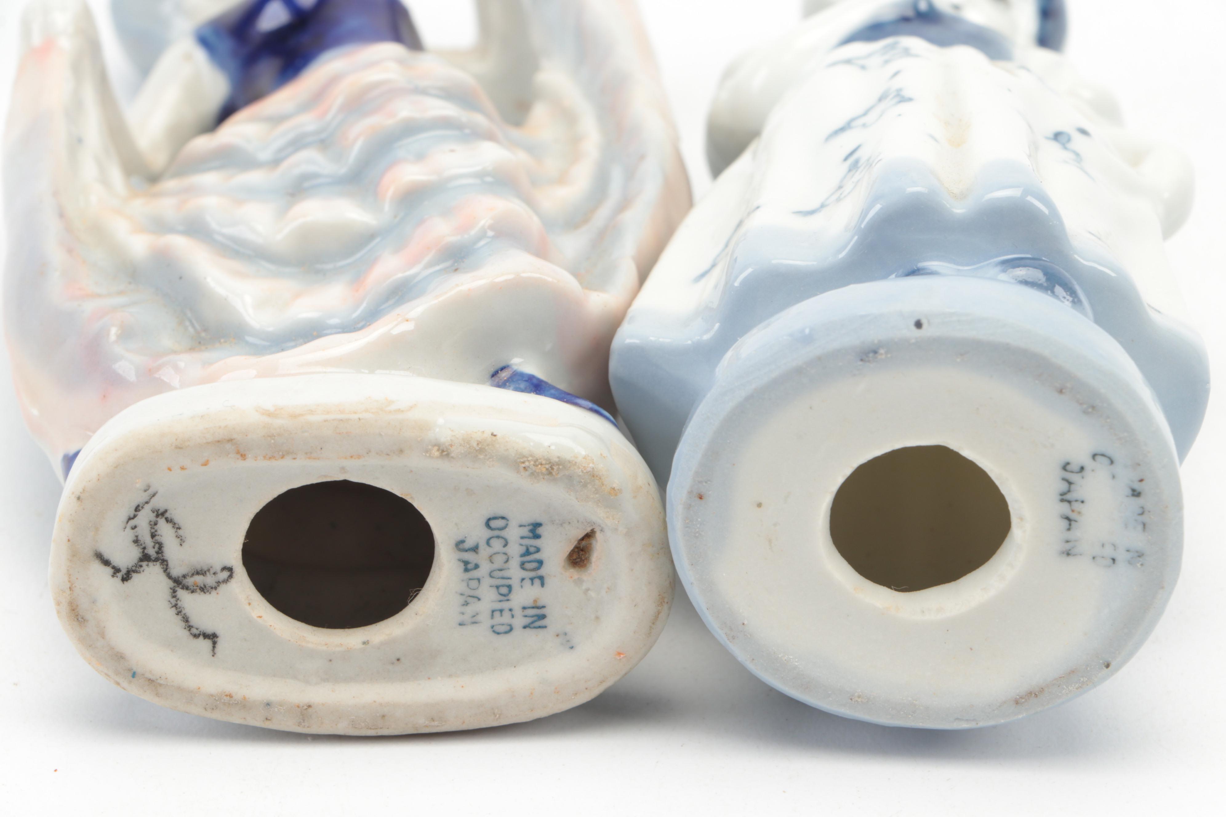 Occupied Japan Porcelain and Other Ceramic Figurines