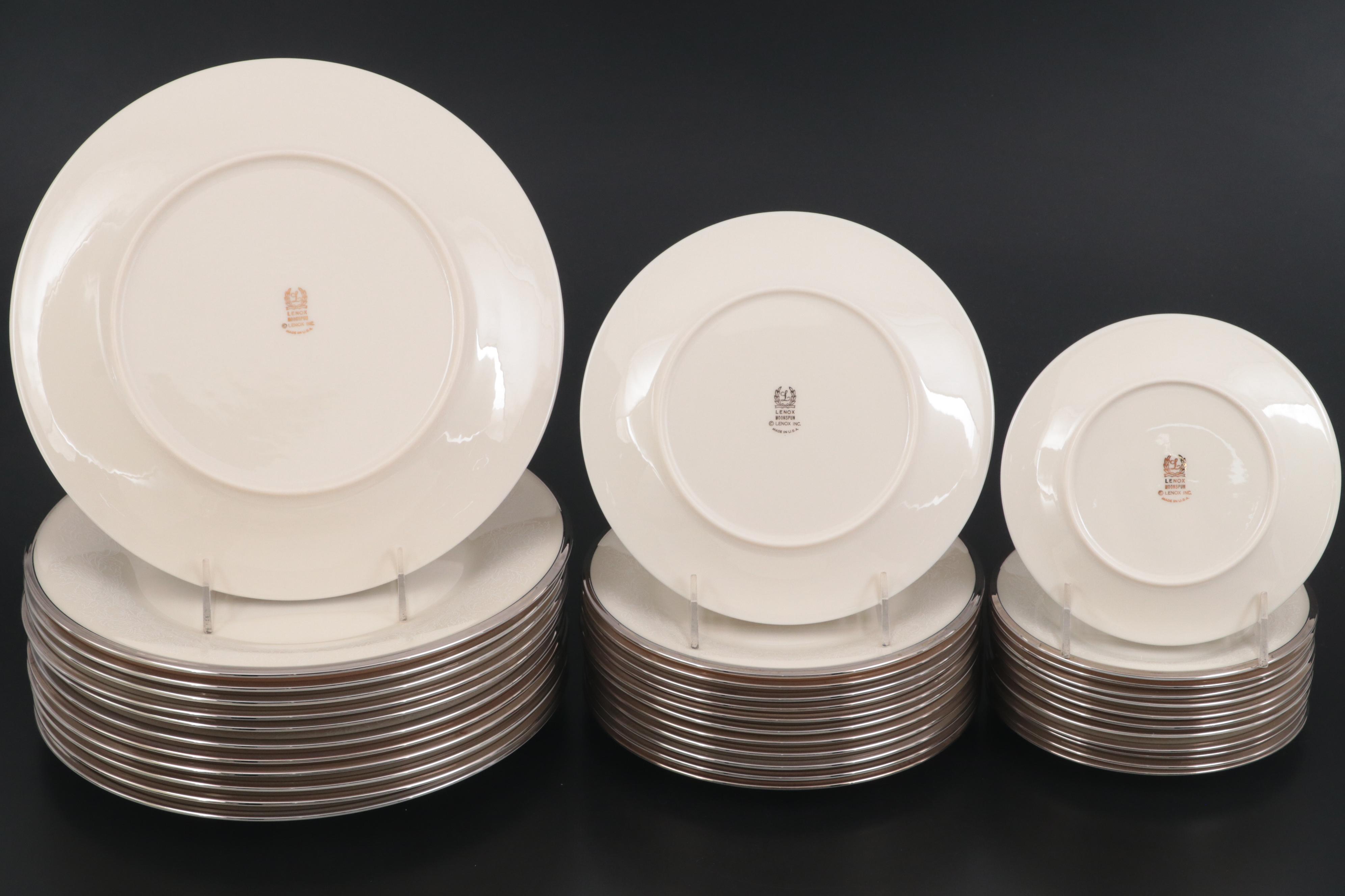 Lenox "Moonspun" Bone China Dinnerware and Table Accessories
