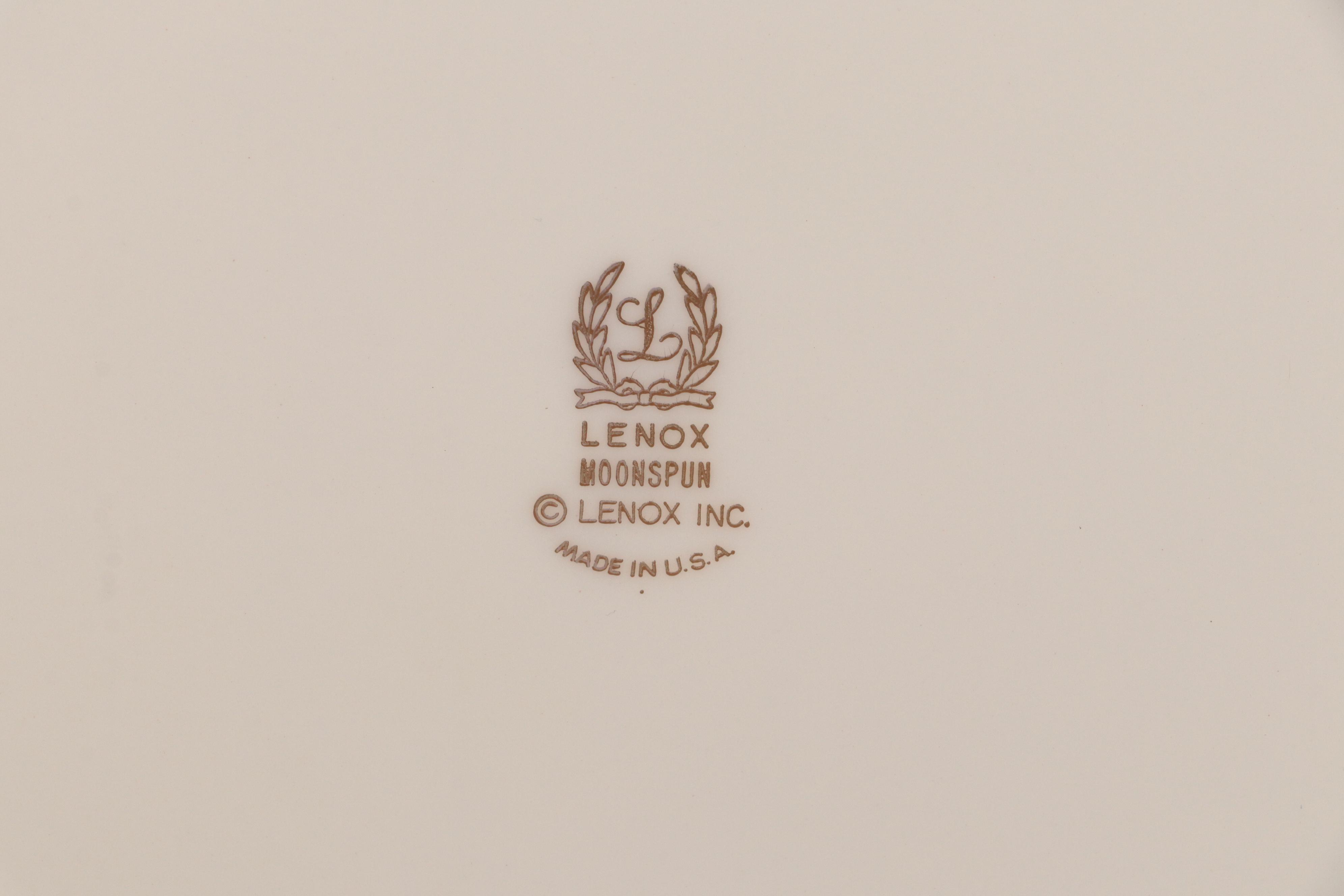 Lenox "Moonspun" Bone China Dinnerware and Table Accessories