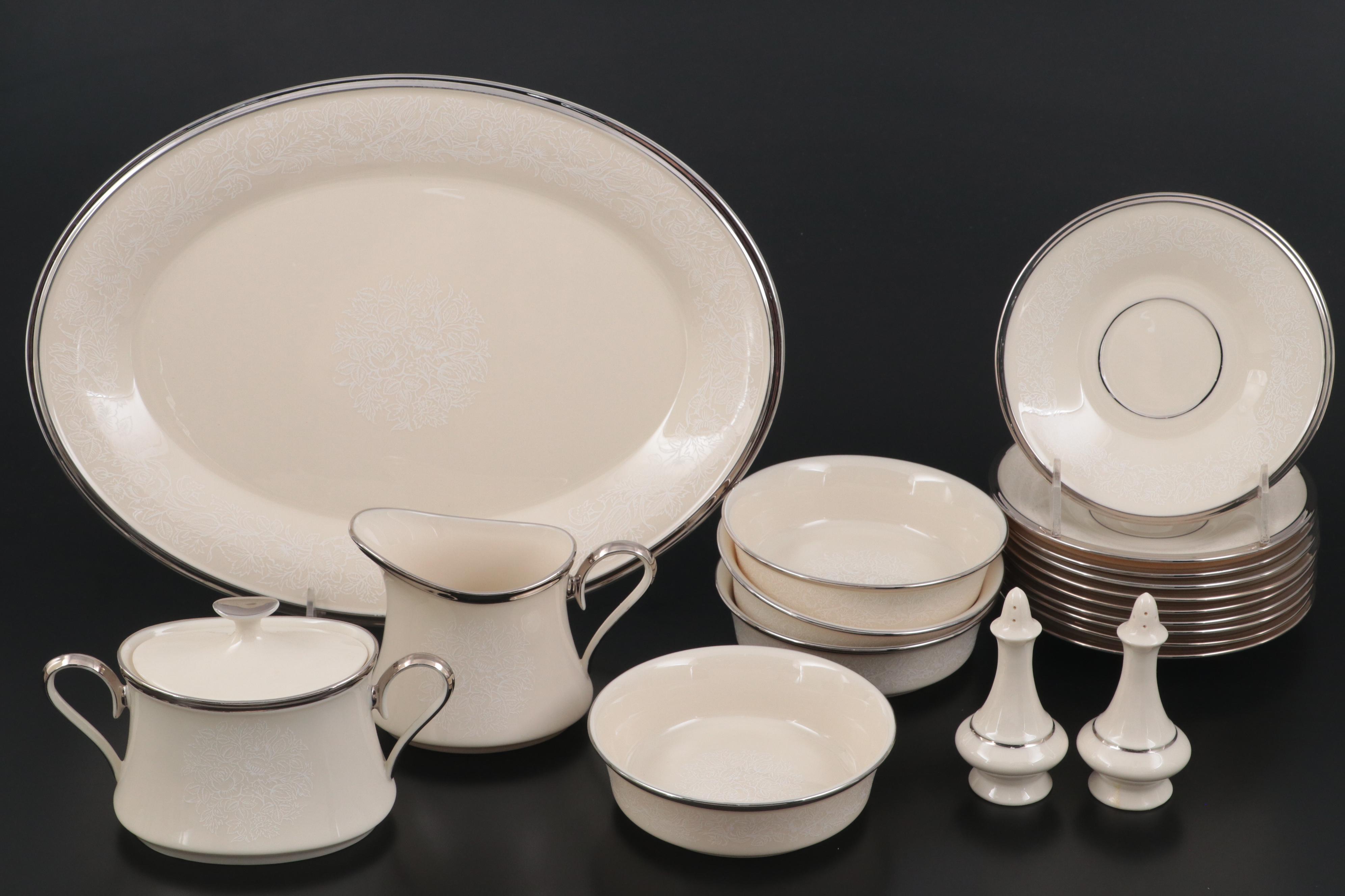 Lenox "Moonspun" Bone China Dinnerware and Table Accessories