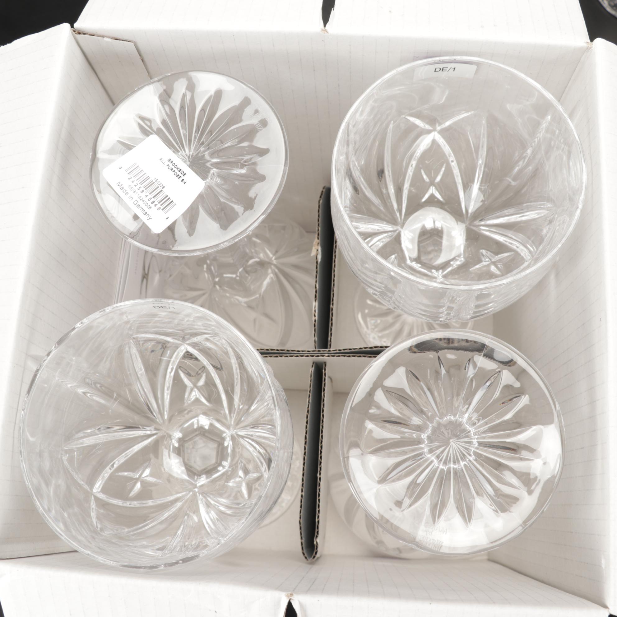 Marquis by Waterford "Brookside" and "Sparkle" Wine Glasses