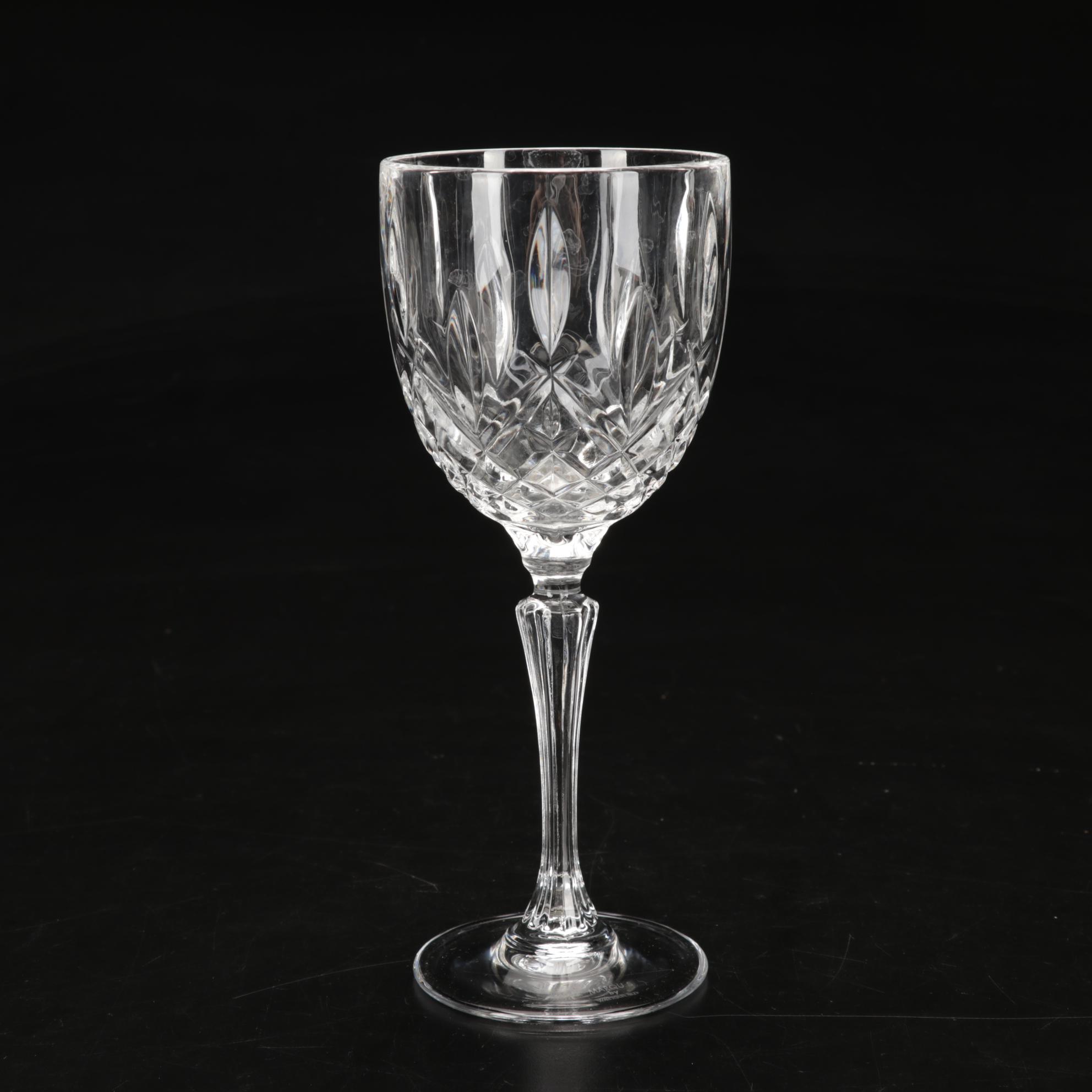 Marquis by Waterford "Brookside" and "Sparkle" Wine Glasses