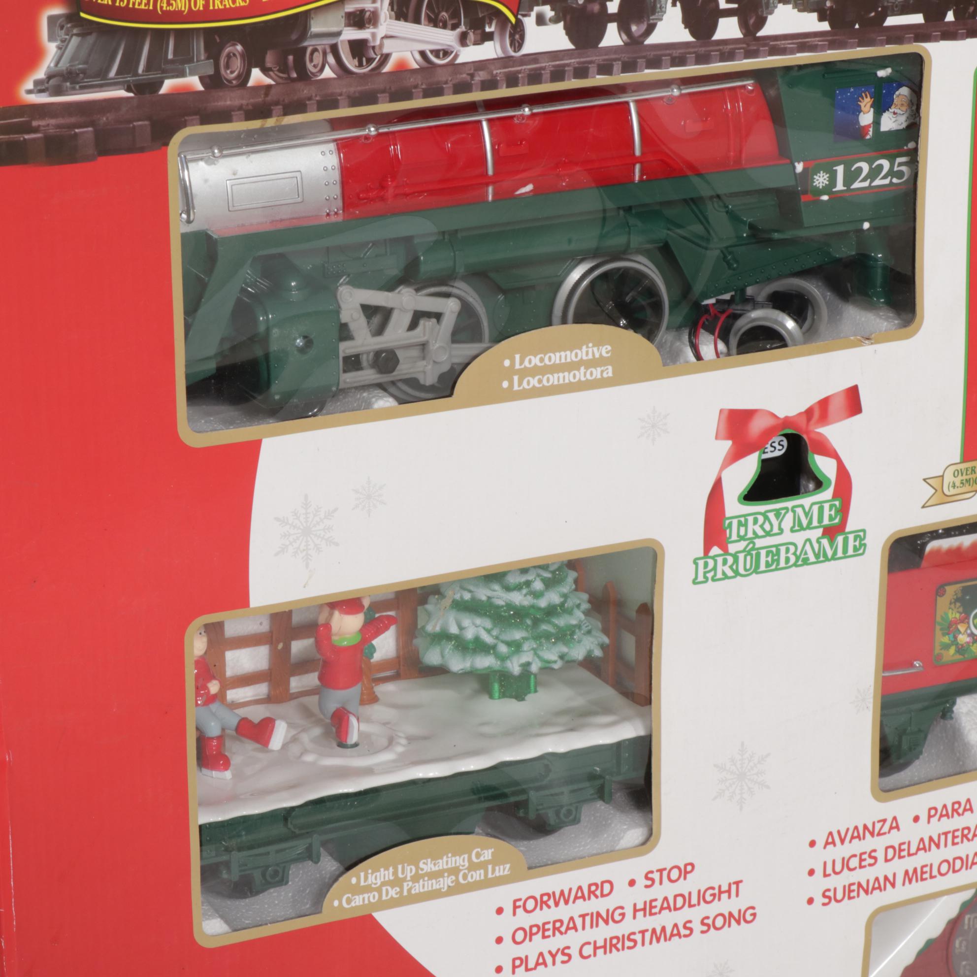 Eztec Santa Express Christmas Train Set