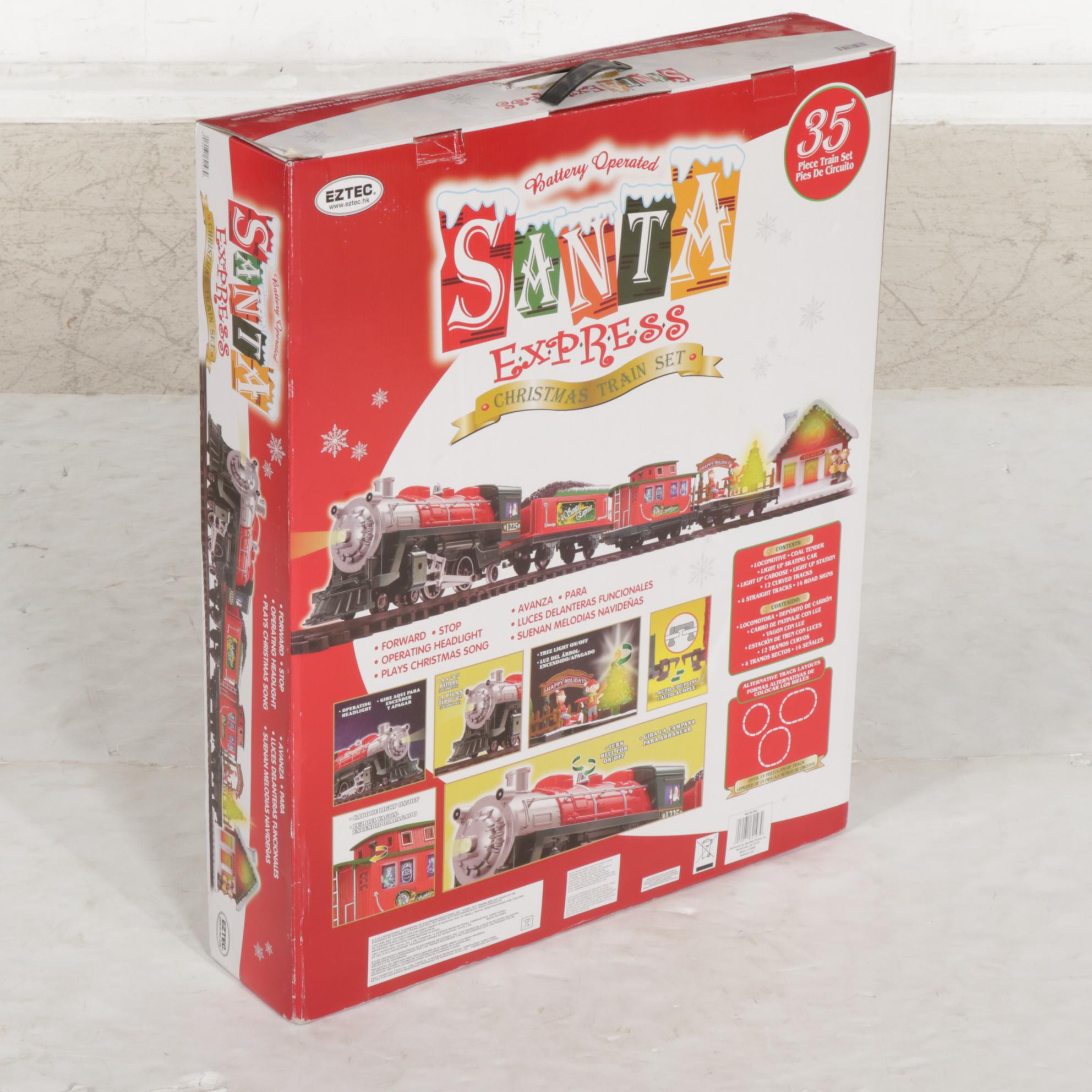 Eztec Santa Express Christmas Train Set