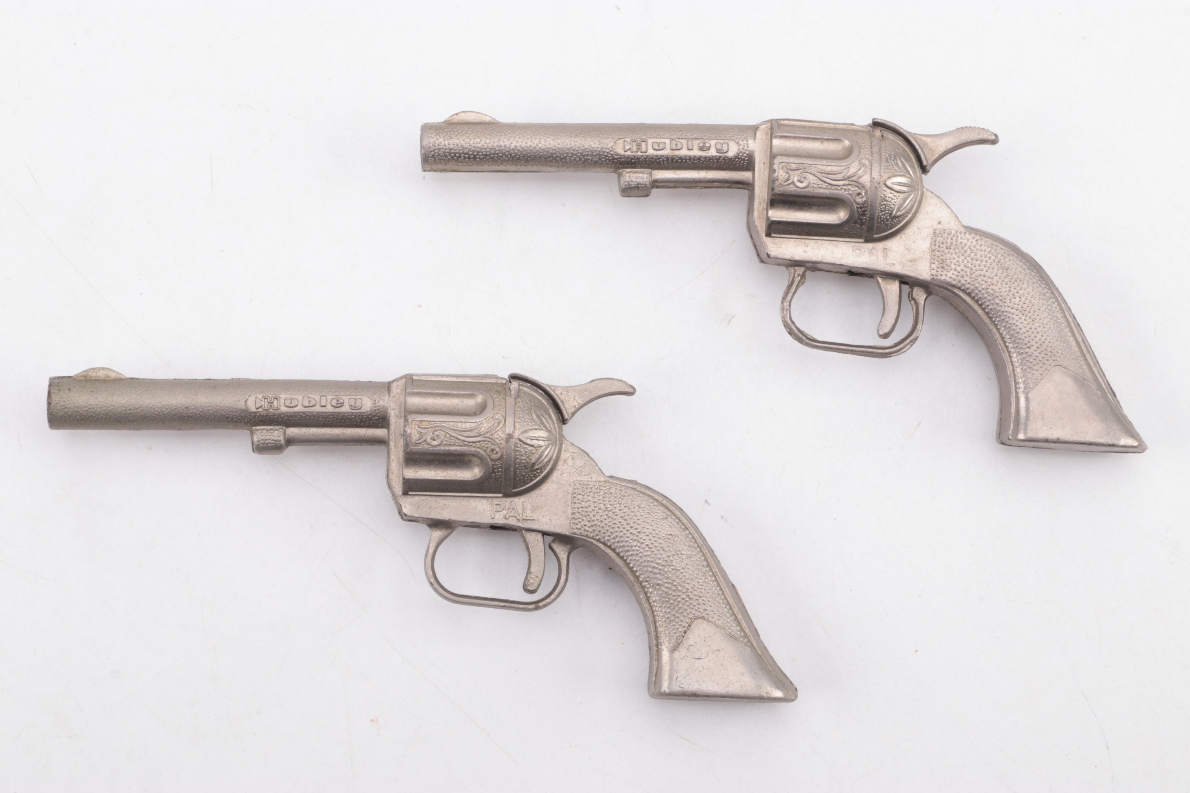 Hubley Automatic Cap Pistol with Other Hubley Cap Guns