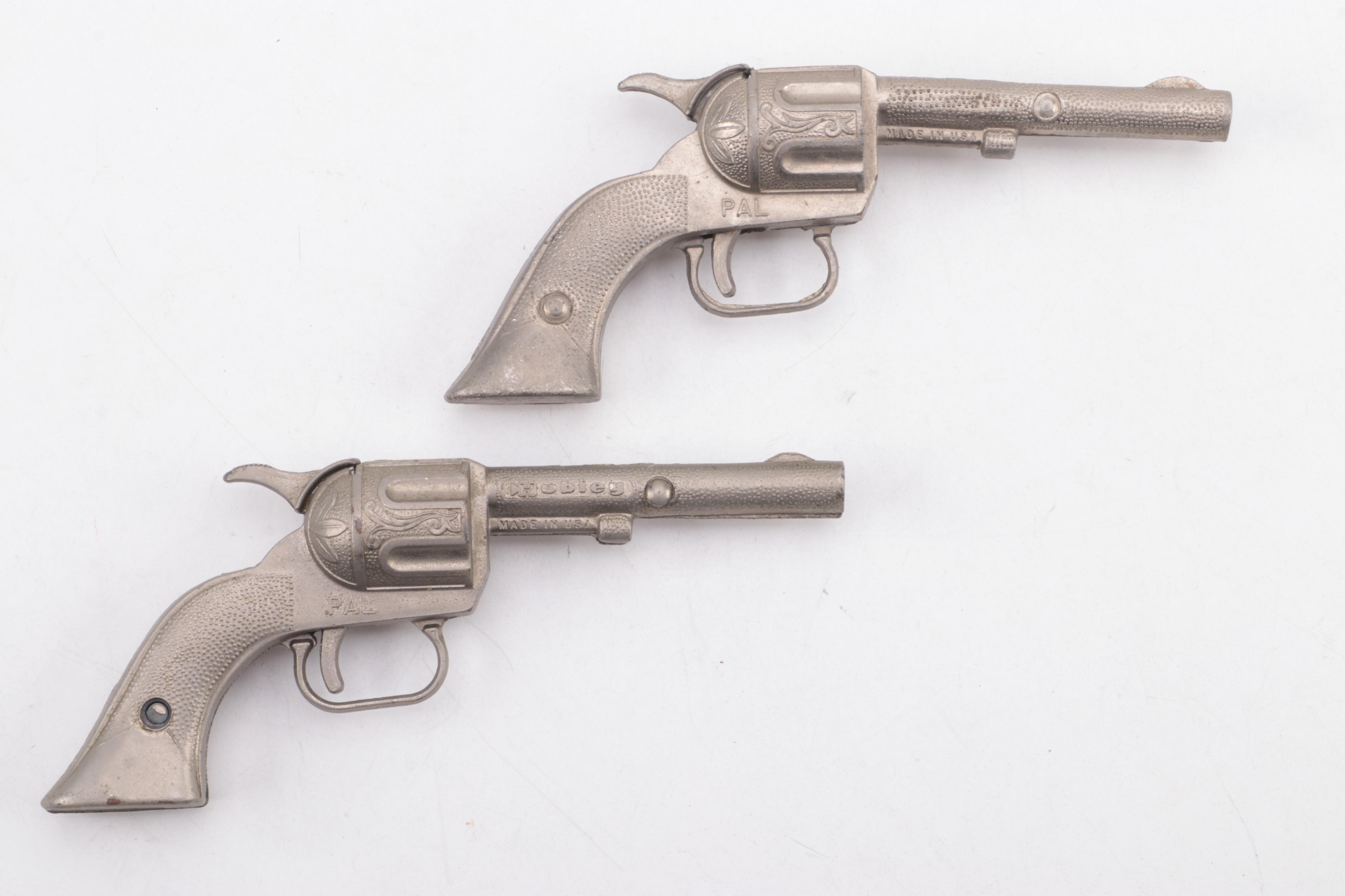 Hubley Automatic Cap Pistol with Other Hubley Cap Guns