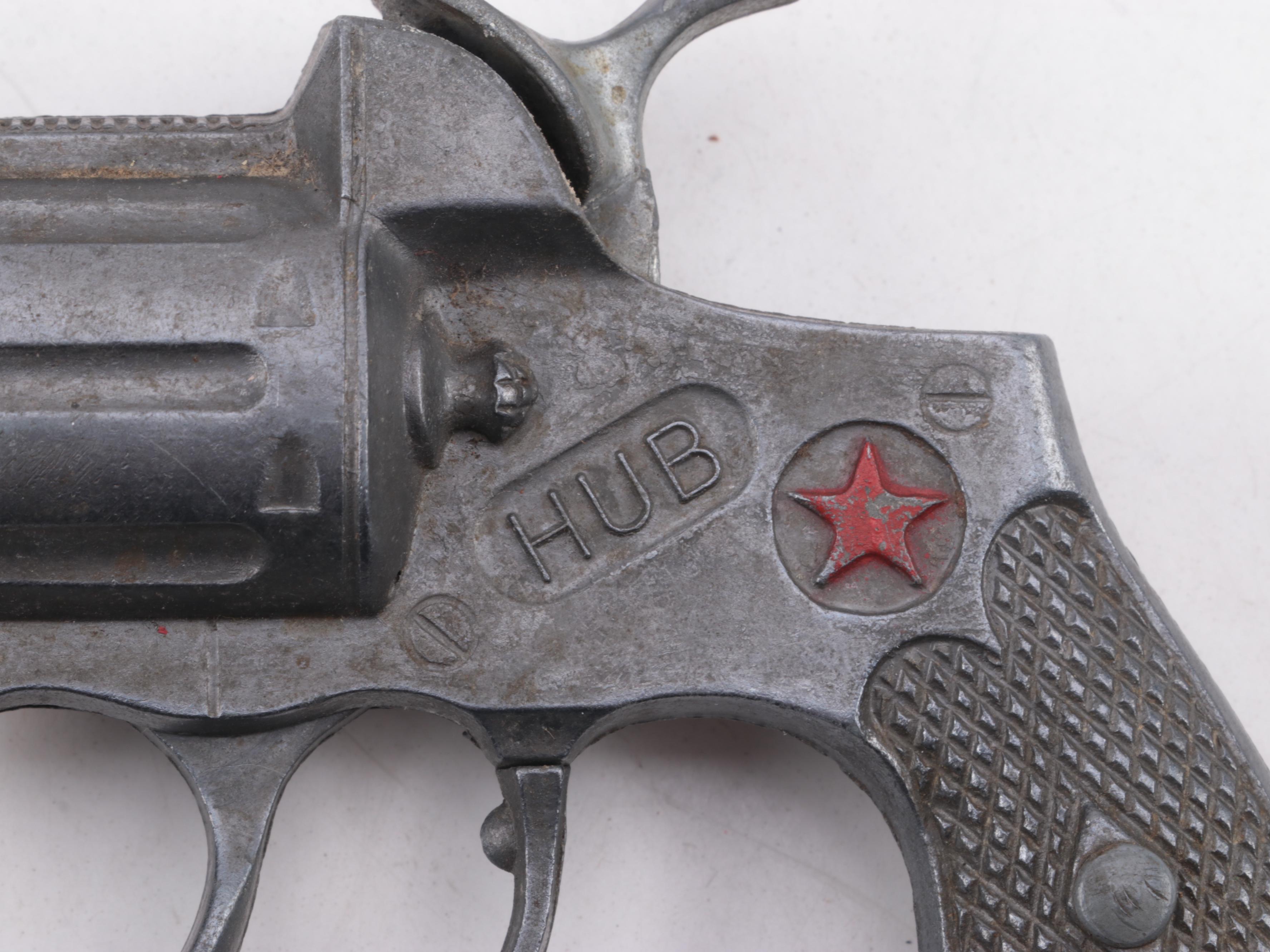 Hubley Automatic Cap Pistol with Other Hubley Cap Guns