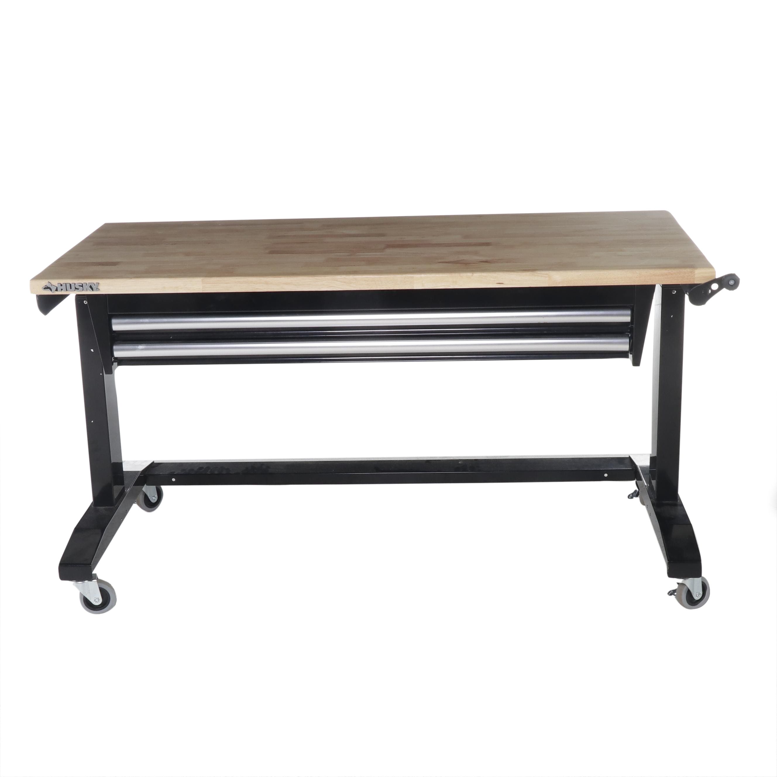 Husky Adjustable Height Work Table with Drawers