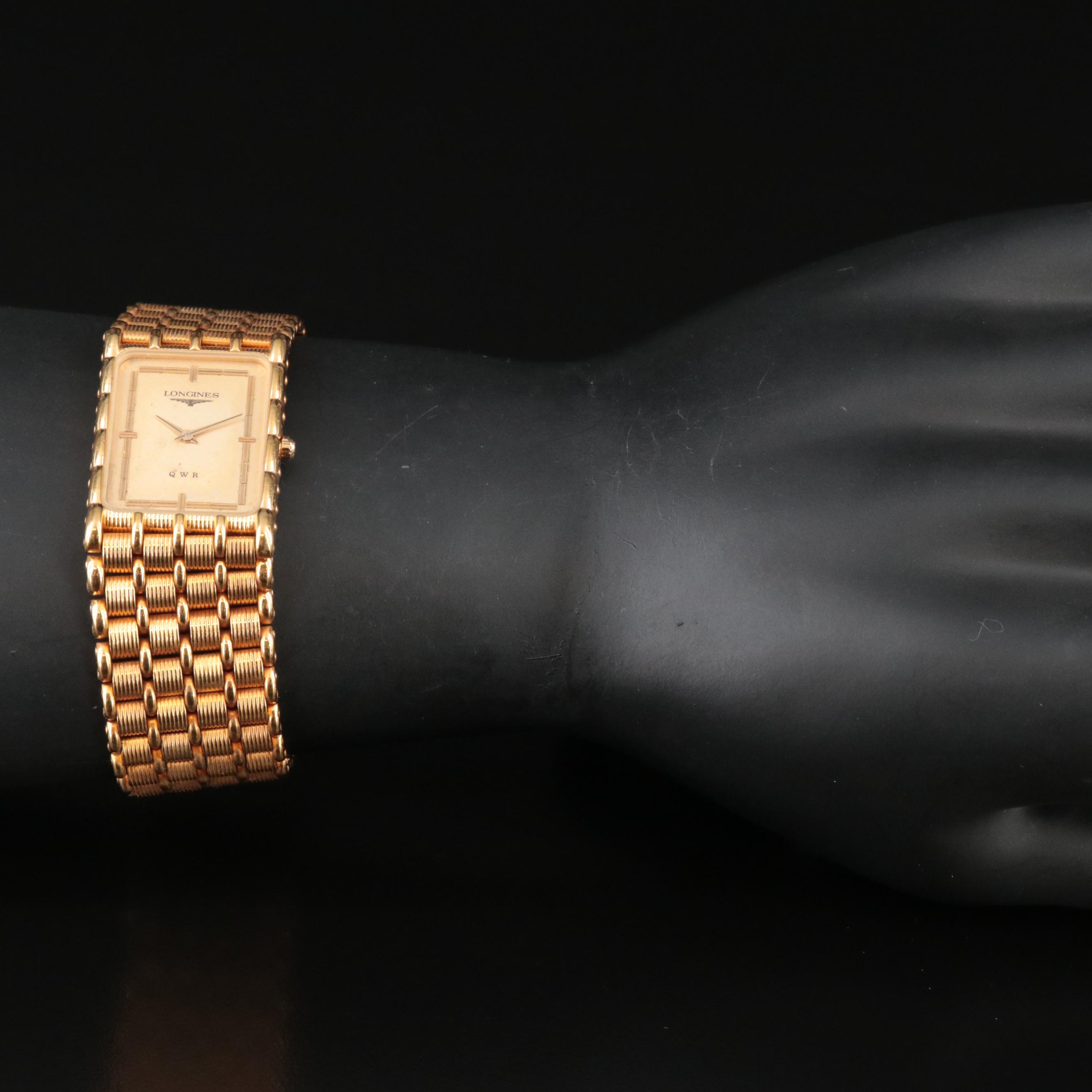 Longines Gold-Tone Quartz Watch