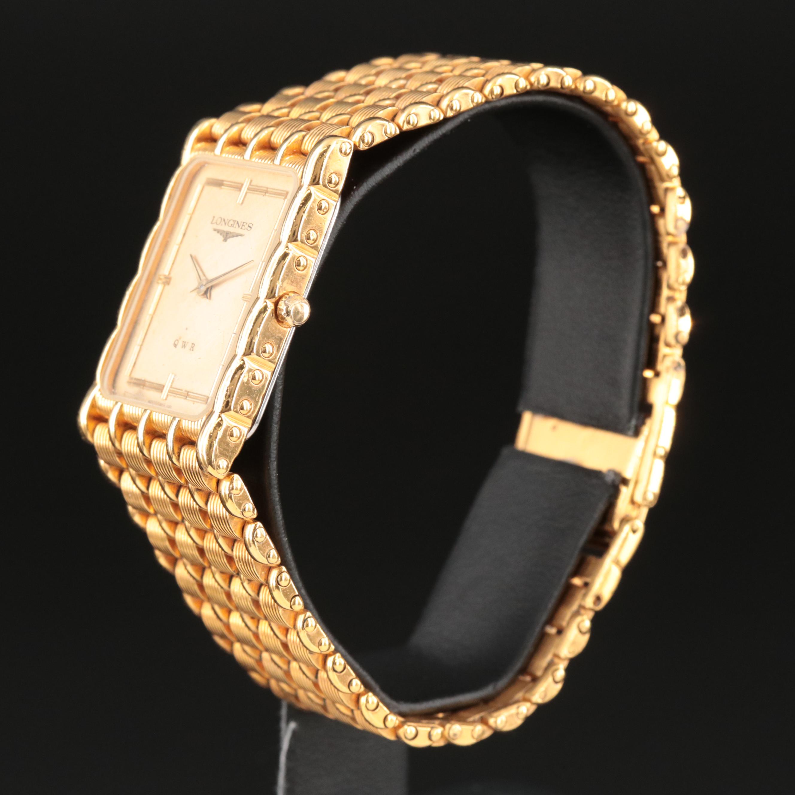 Longines Gold-Tone Quartz Watch