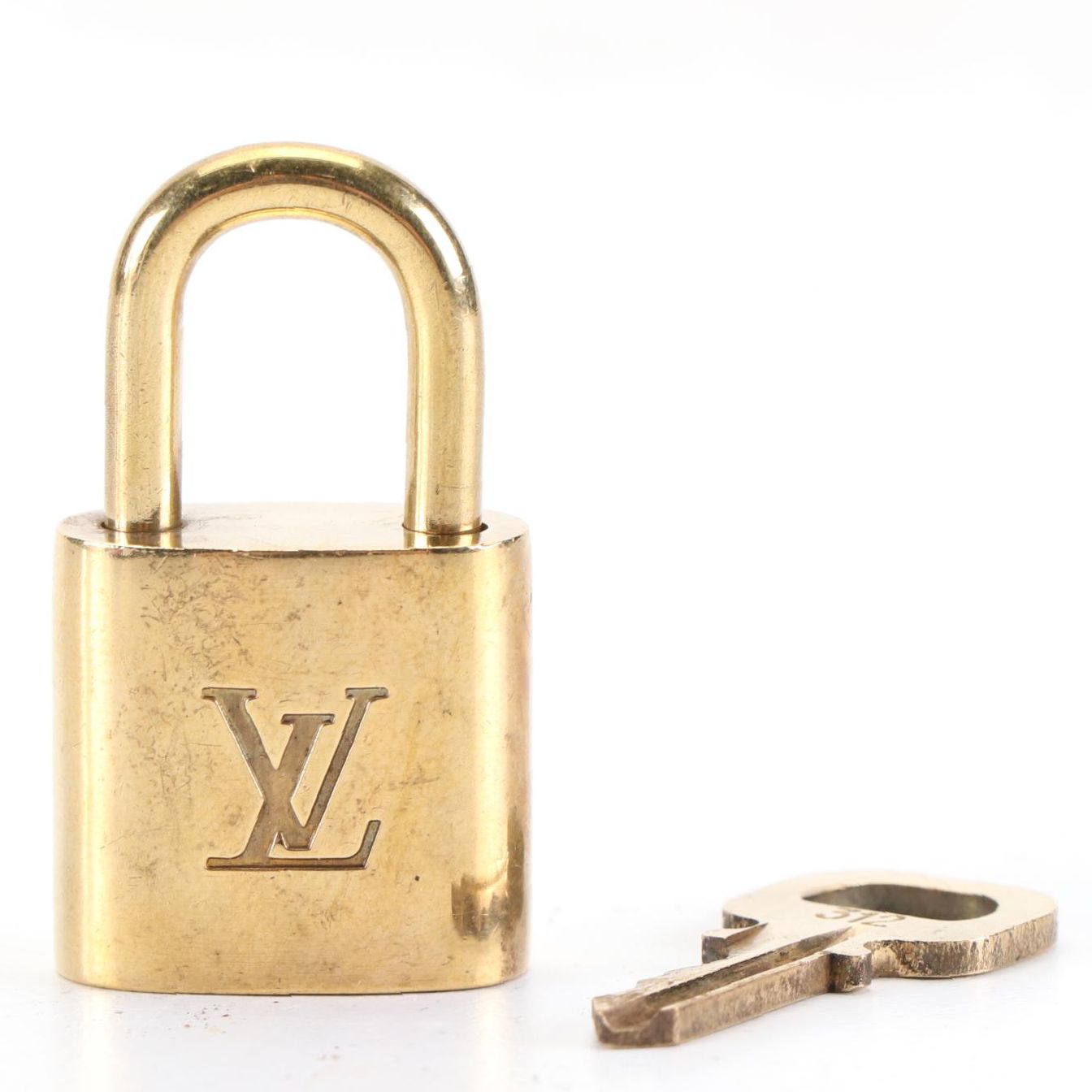 Louis Vuitton Brass Padlock and Key