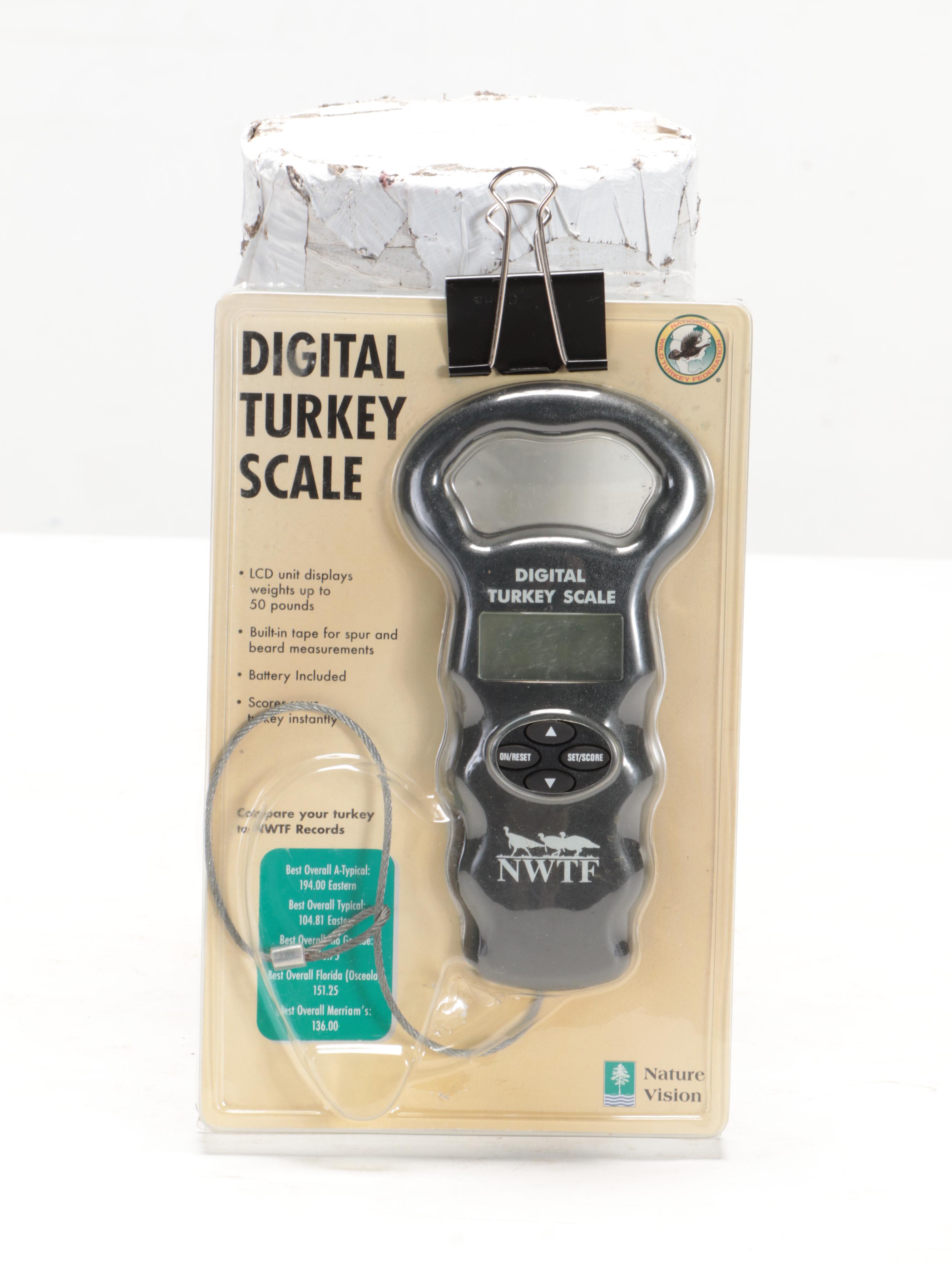 Wild Turkey Tom and Hen Decoys With Digital Field Turkey Scale