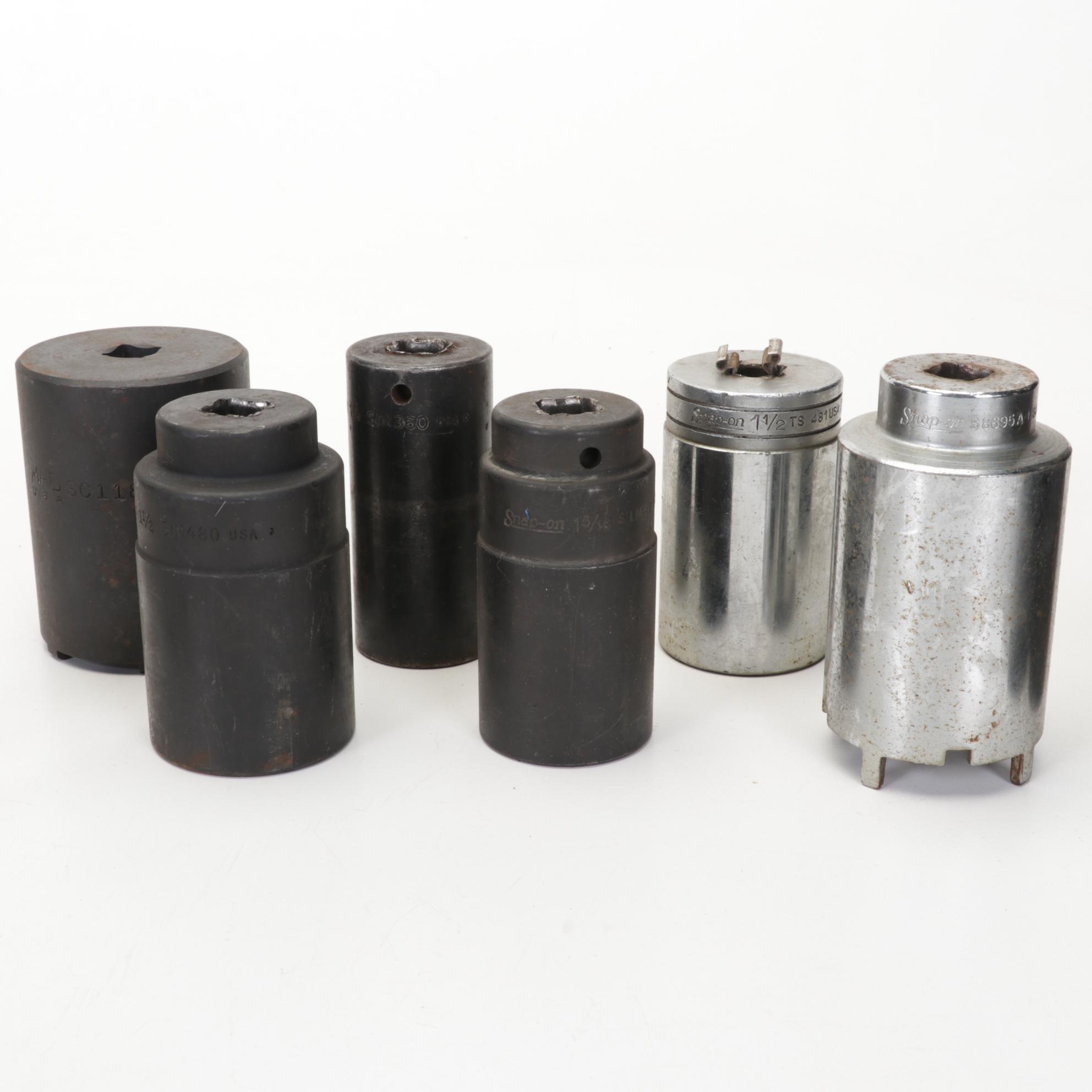 Snap-On Socket Wrench Head Sets With Handle and More