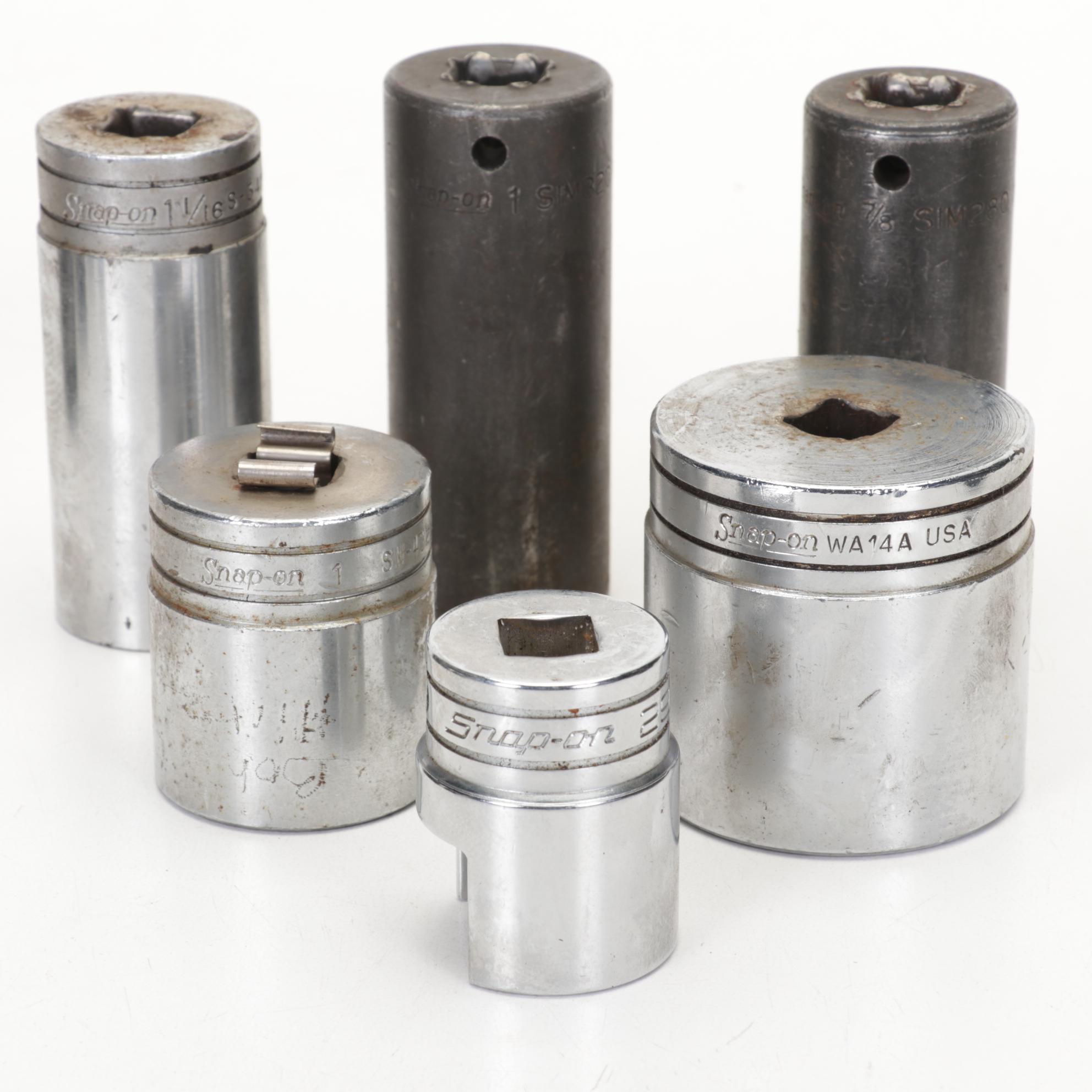 Snap-On Socket Wrench Head Sets With Handle and More