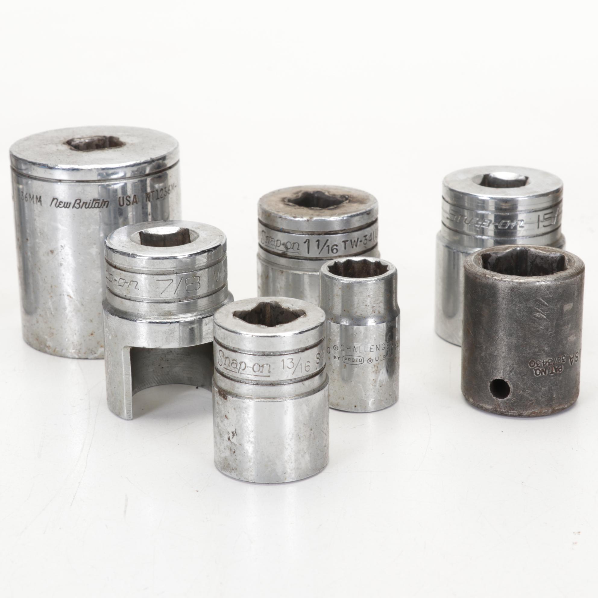 Snap-On Socket Wrench Head Sets With Handle and More