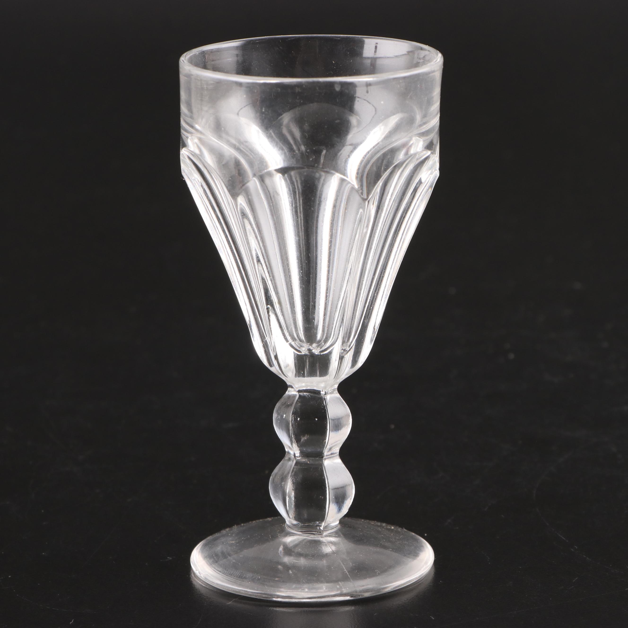 Heisey "Colonial Clear" Wine Glasses, 1899–1944