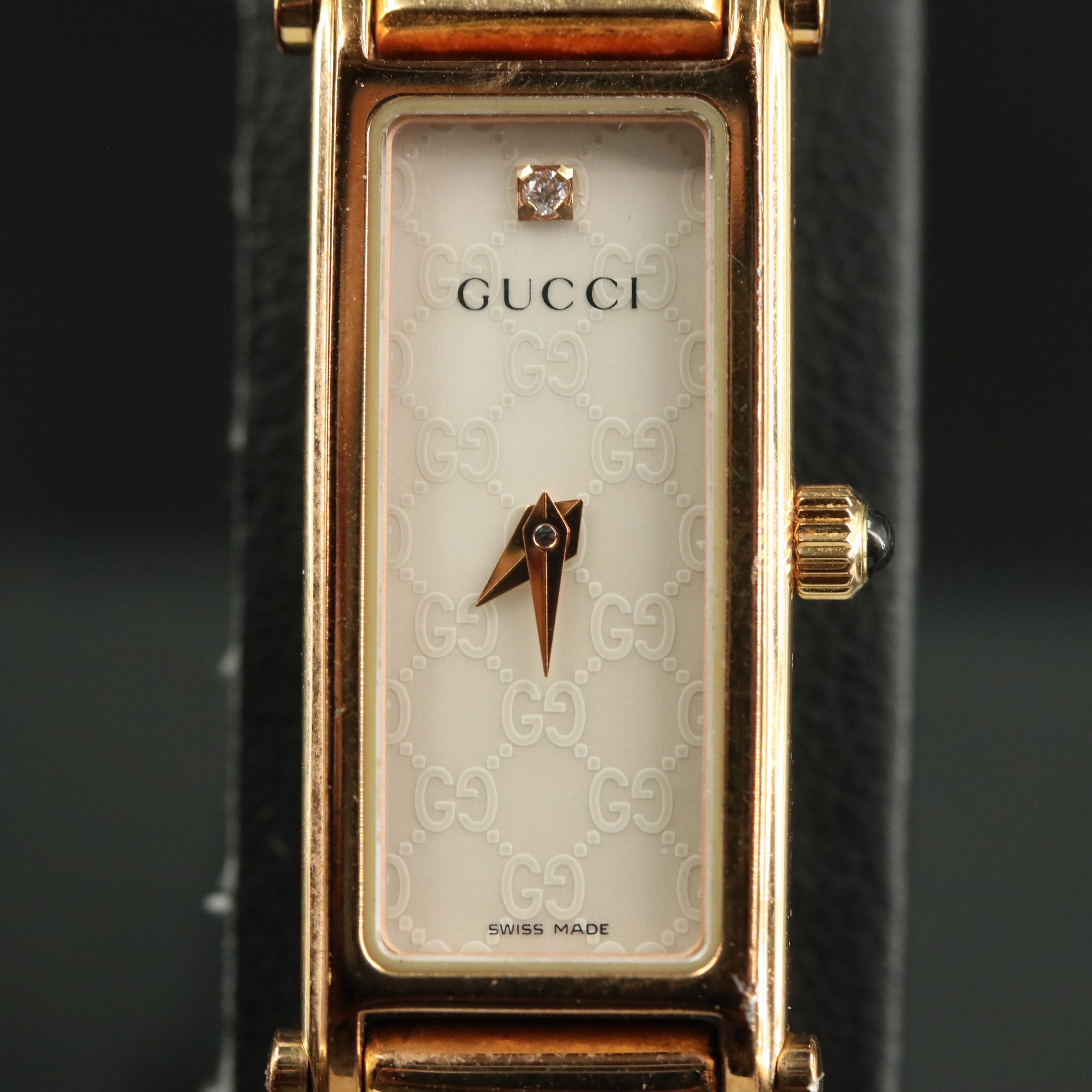 Gucci 1500 Swiss Made Stainless Steel Quartz Watch