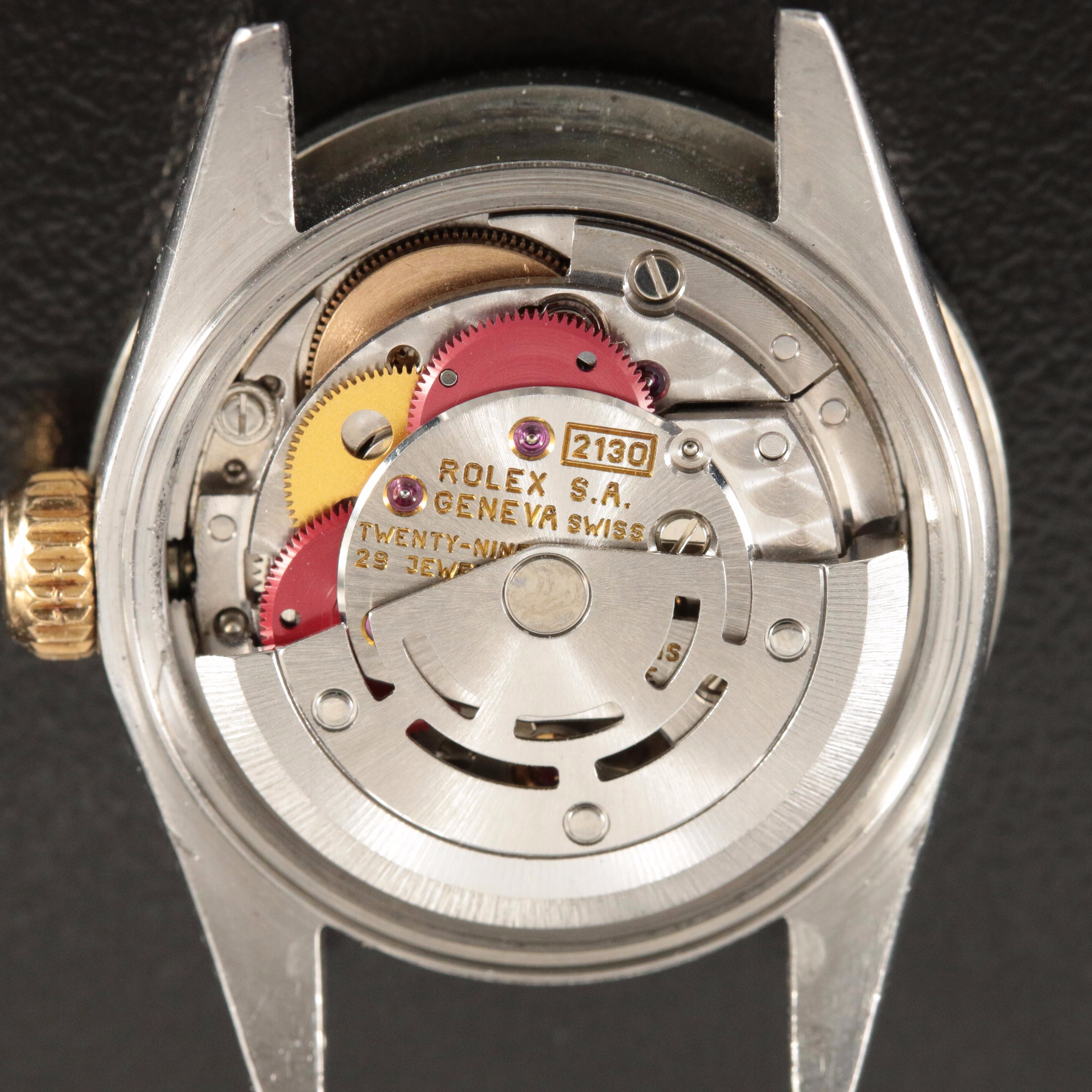 1995 Rolex Oyster Perpetual Custom Diamond Bezel Watch