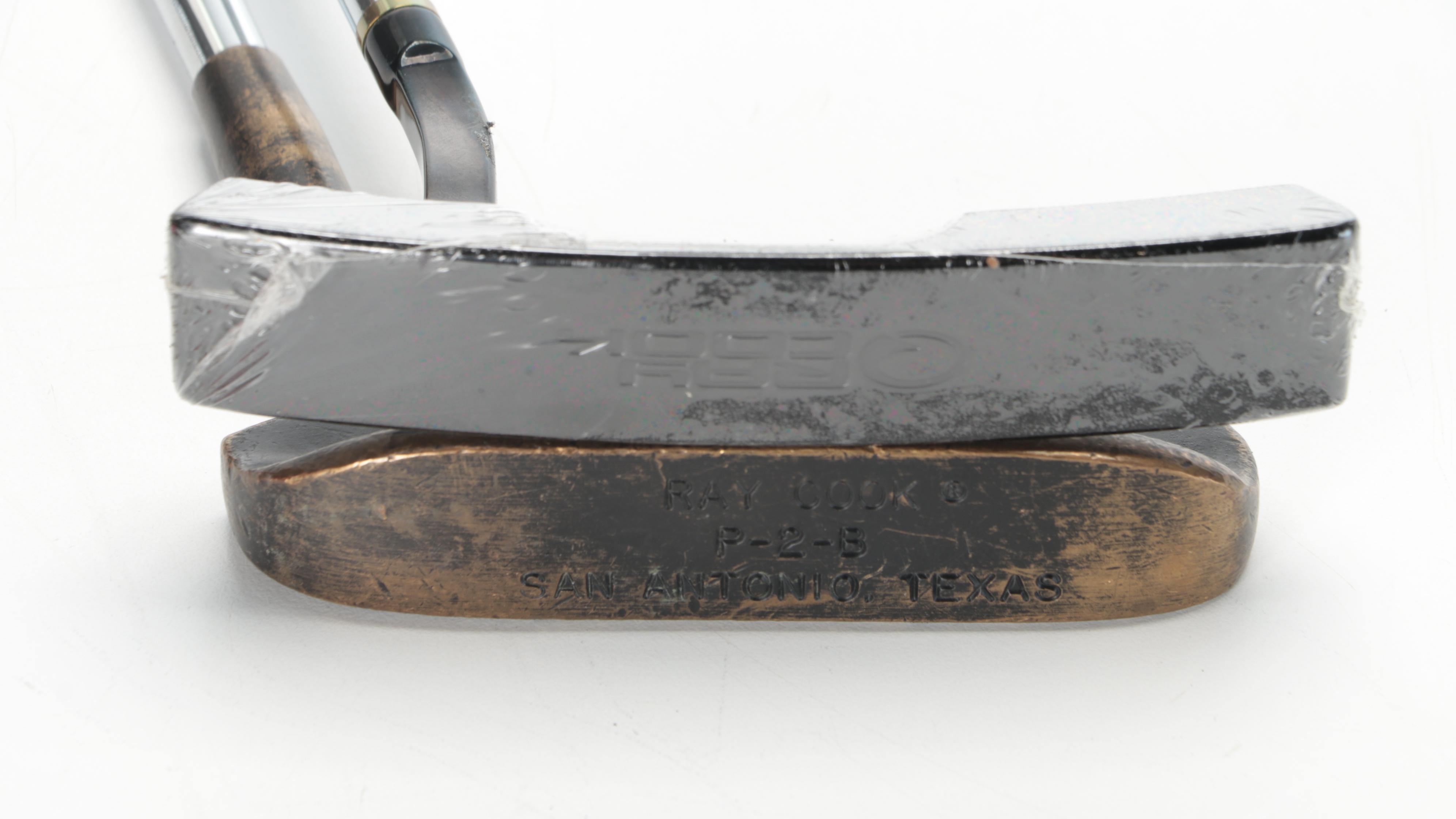 Arnold Palmer Signed Visor, Ray Cook Blue Goose Putter and More Clubs