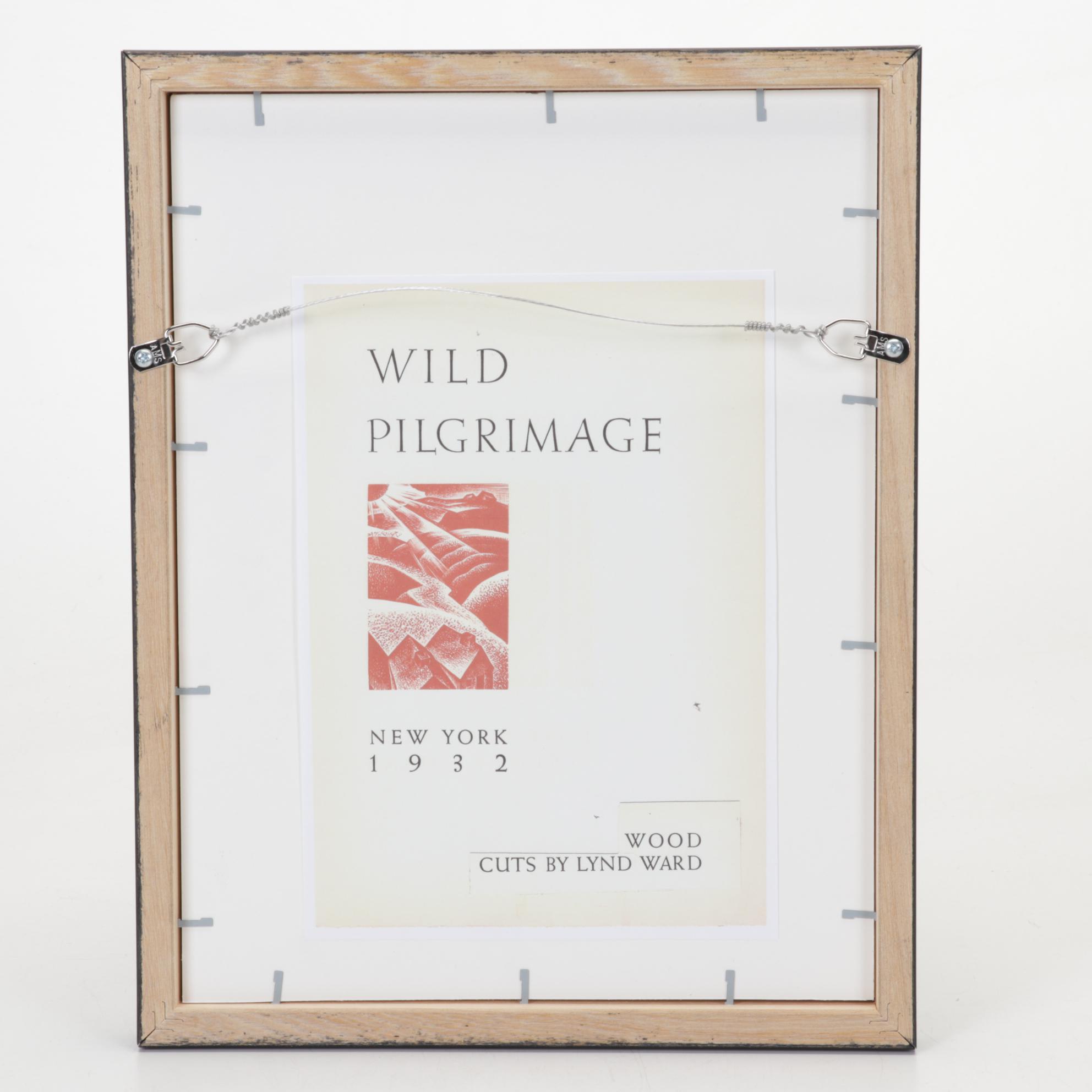 Lynd Ward Art Deco Woodcut From "Wild Pilgrimage," 1932