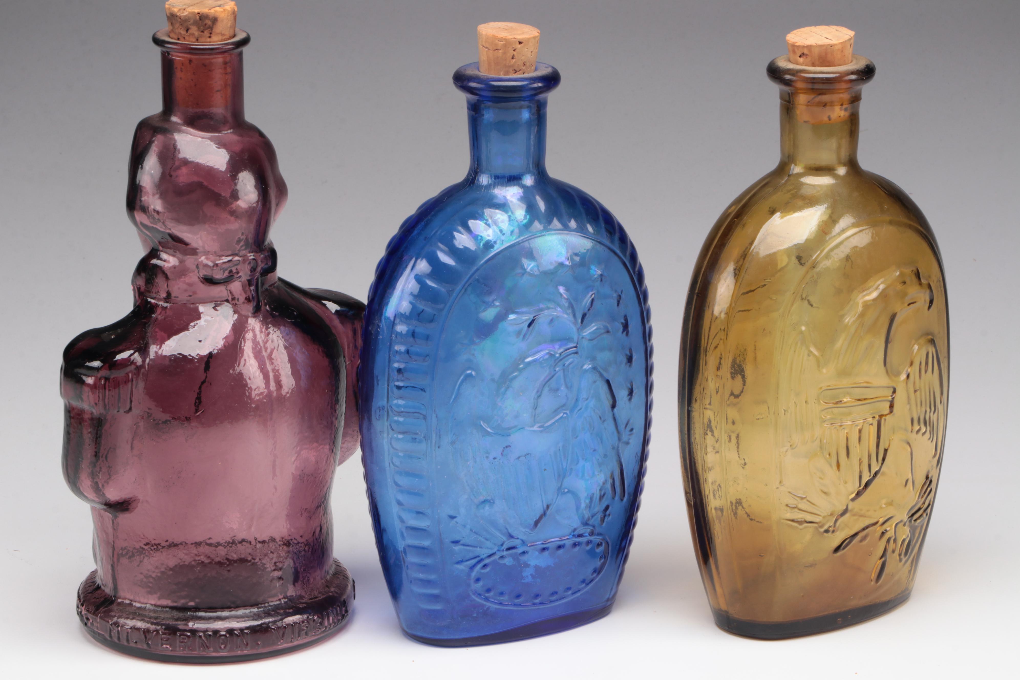 Wheaton and Other Pressed Glass Bottles