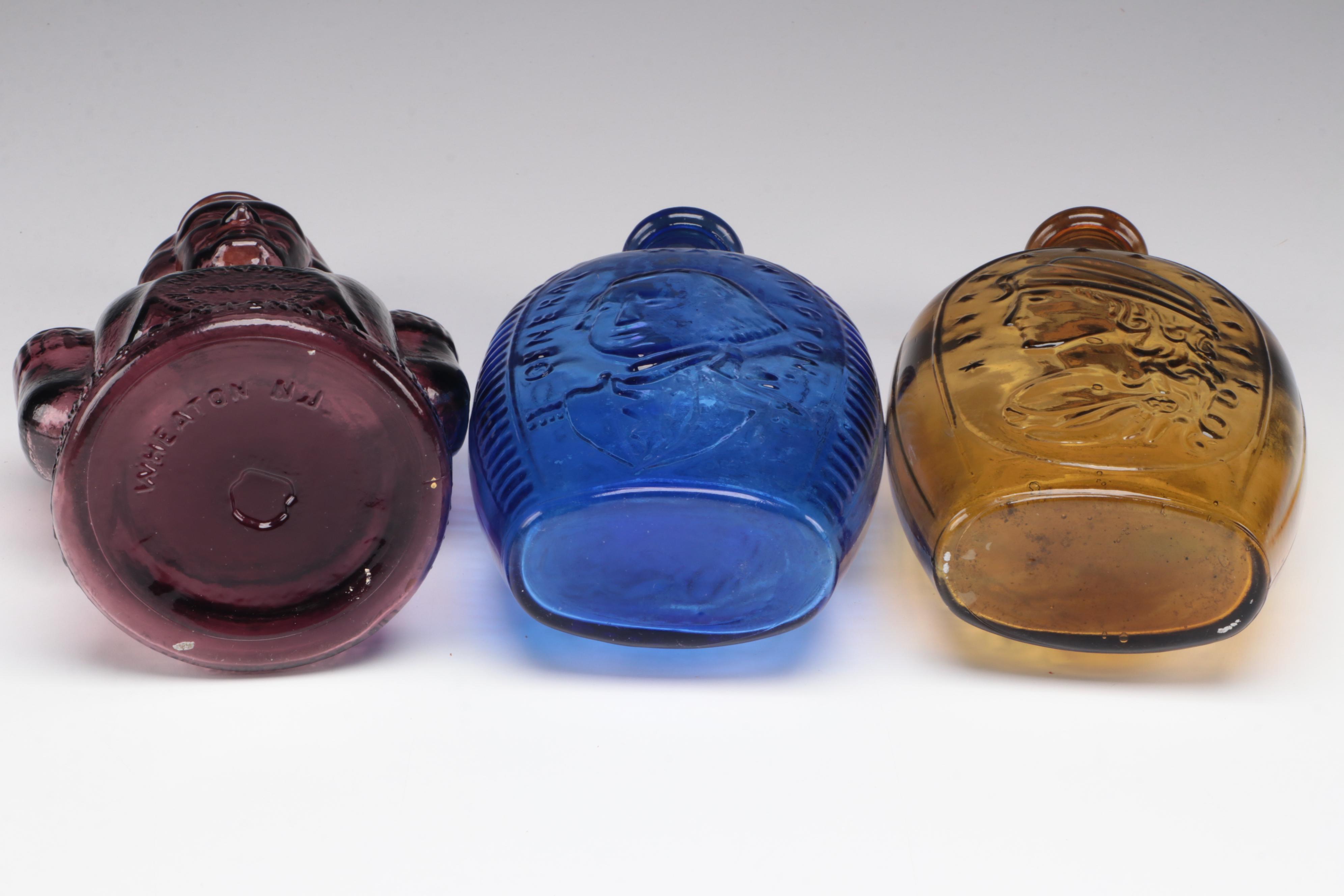 Wheaton and Other Pressed Glass Bottles