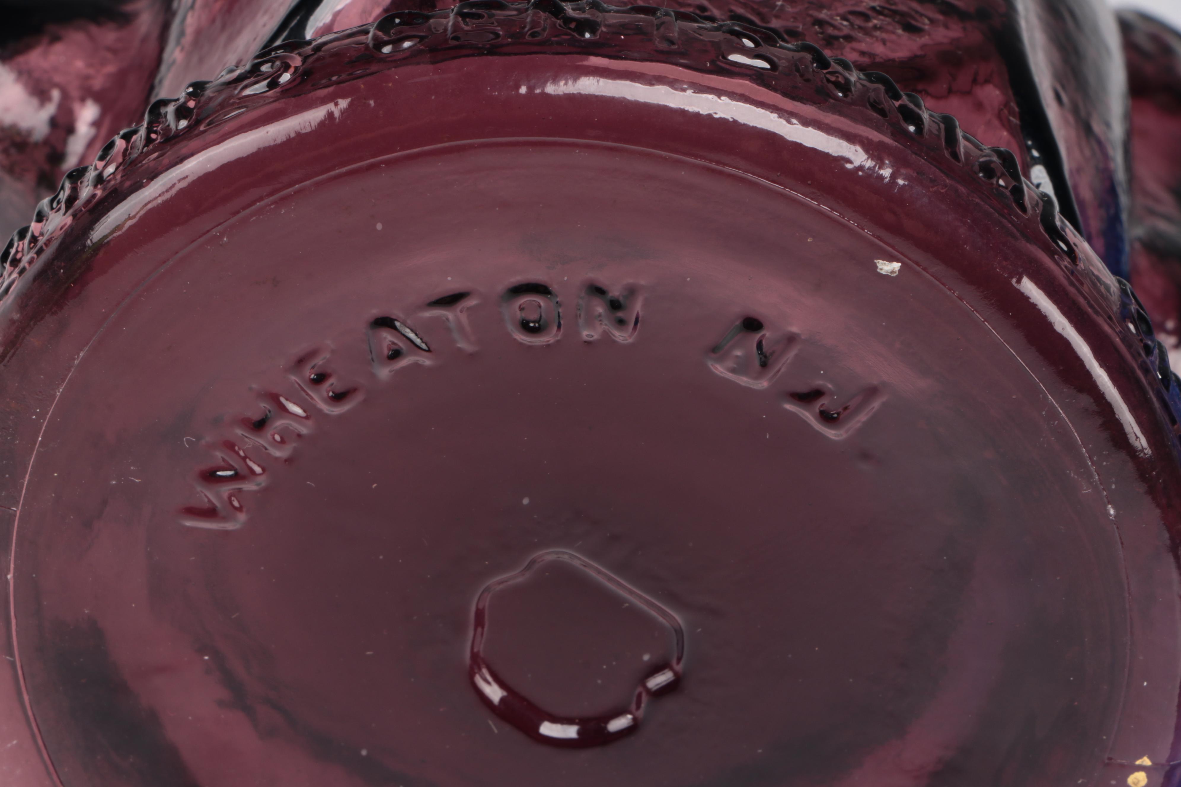 Wheaton and Other Pressed Glass Bottles