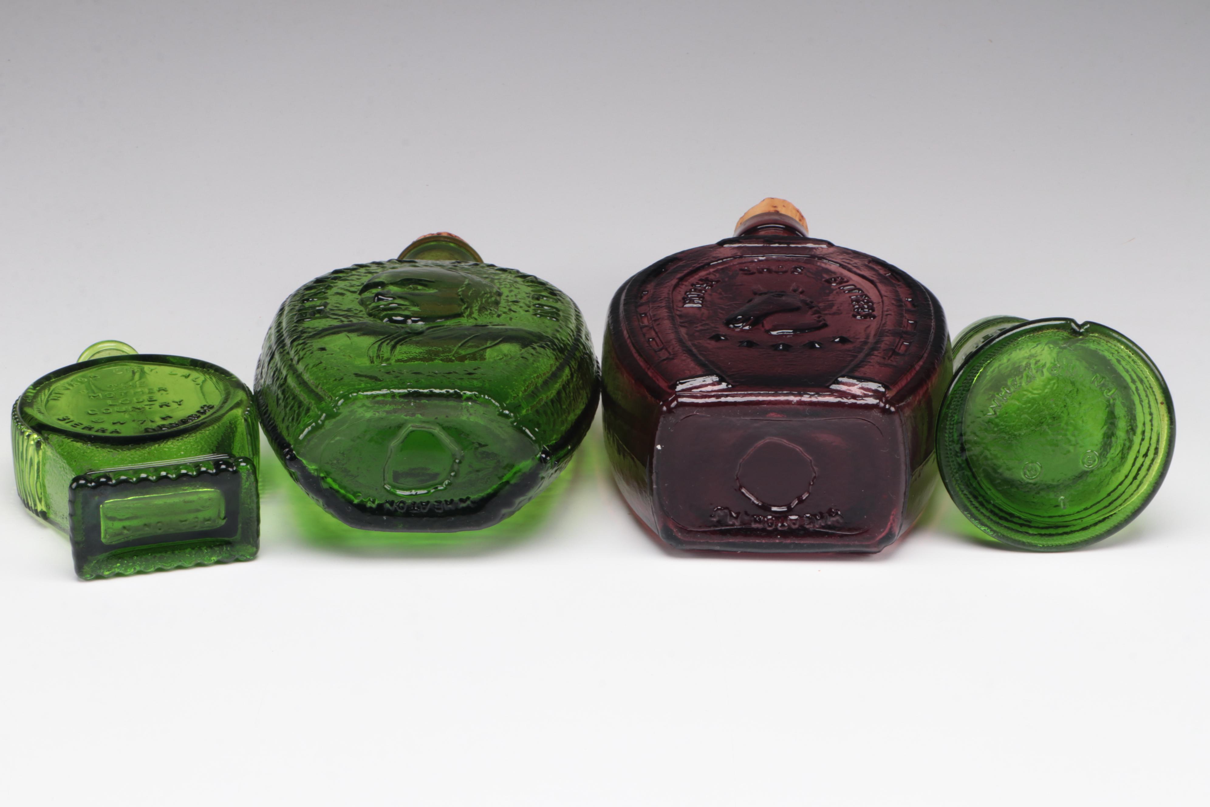 Wheaton and Other Pressed Glass Bottles