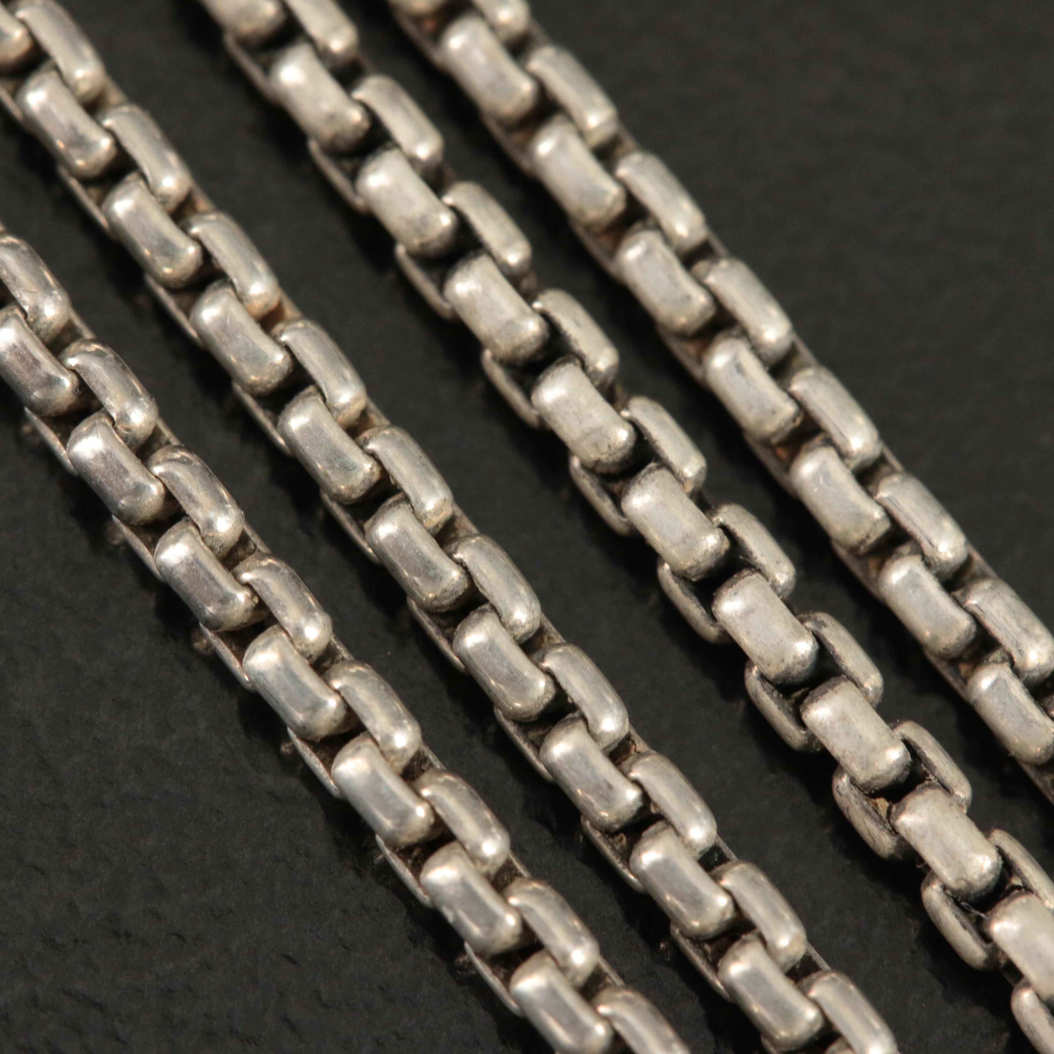 David Yurman Adjustable Sterling Box Chain