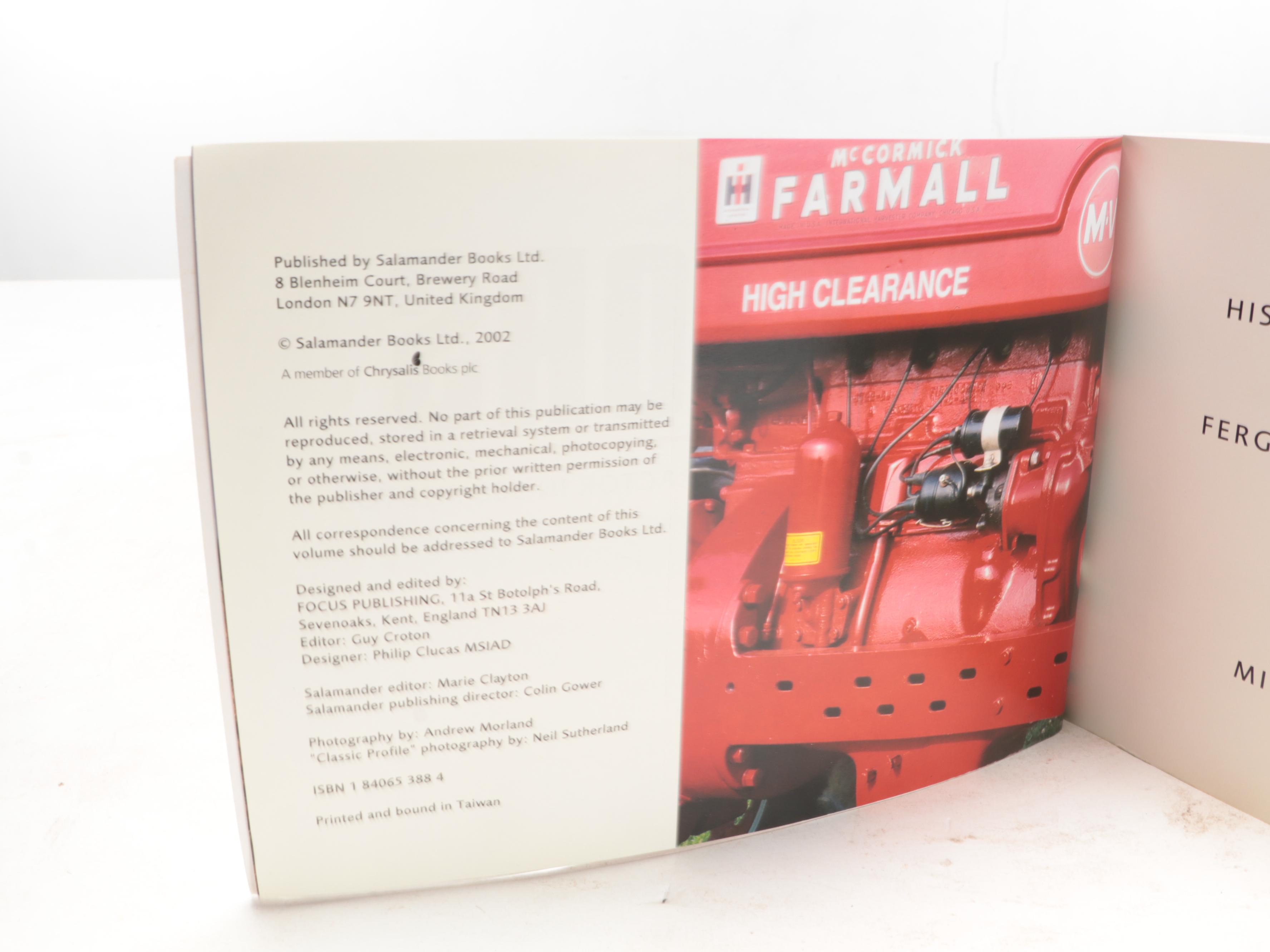 "Vintage Ford Tractors" by Robert N. Pripps and More Farm Tractor Books