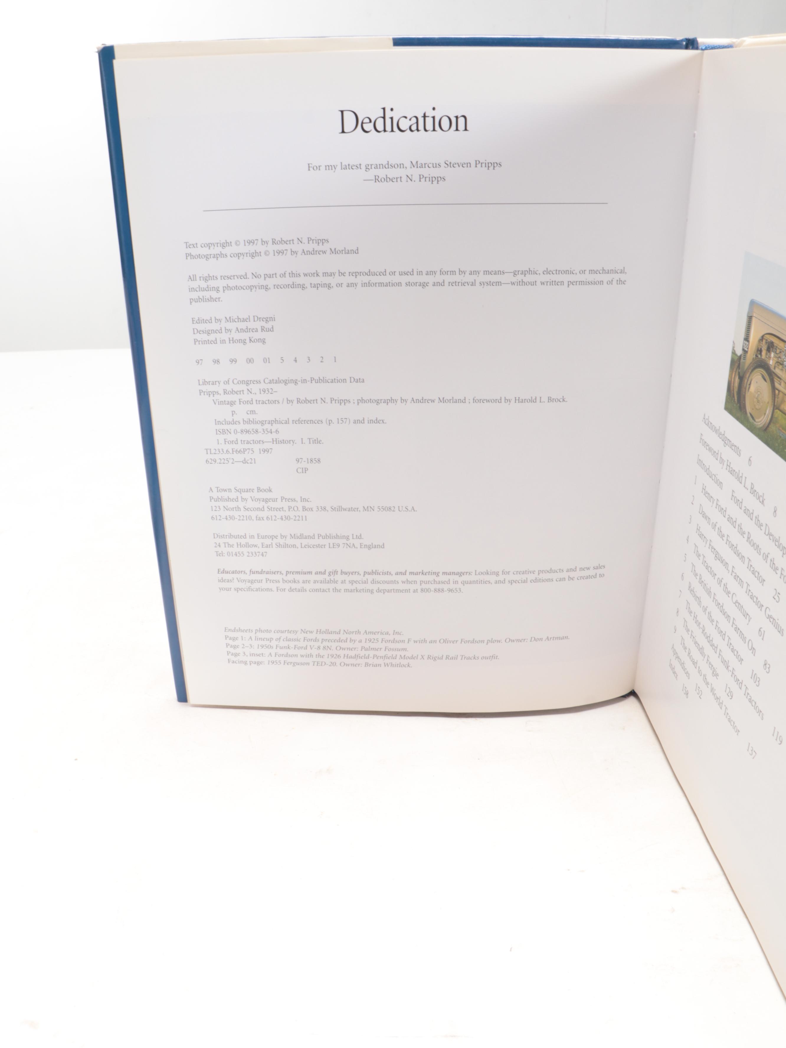 "Vintage Ford Tractors" by Robert N. Pripps and More Farm Tractor Books