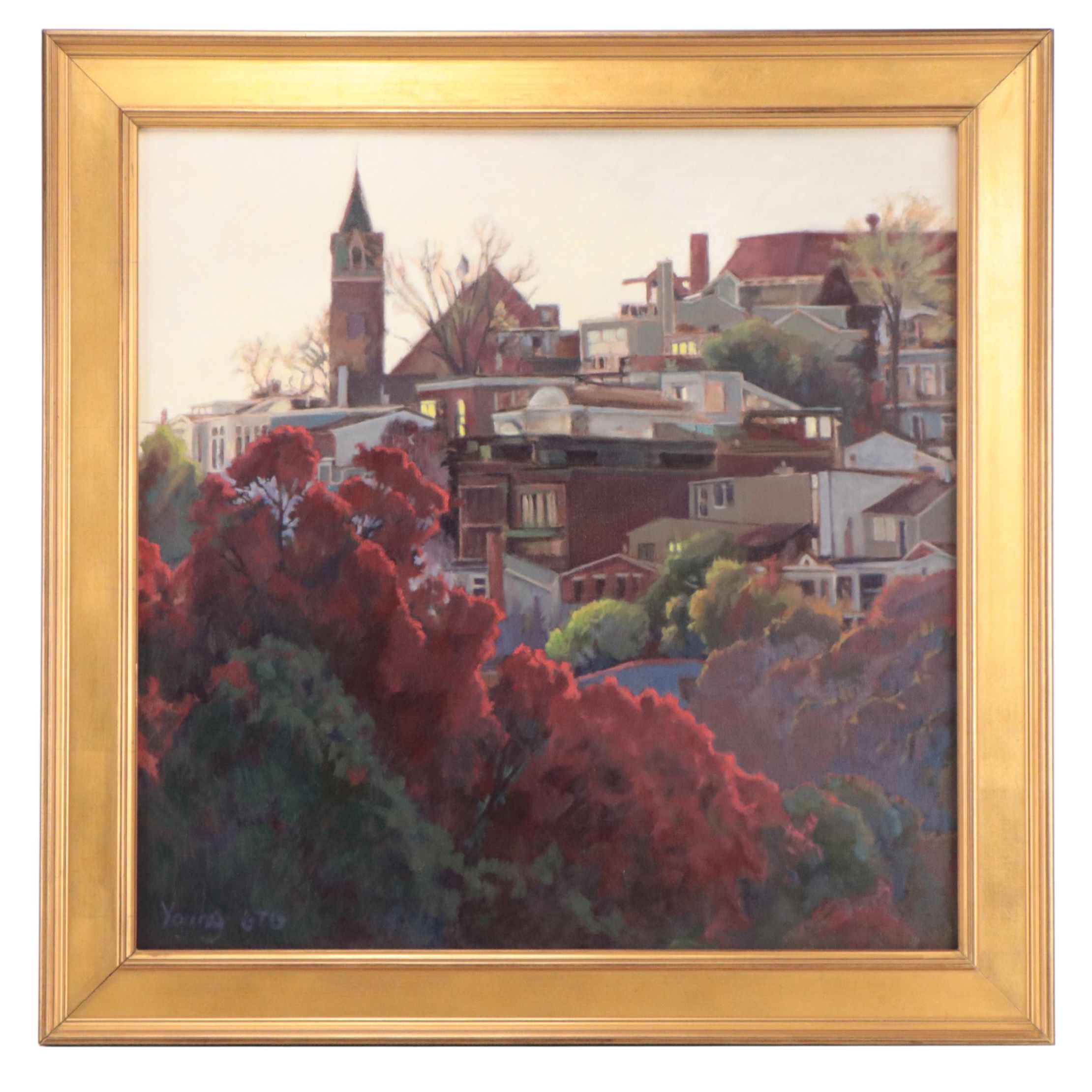 Diane Young Oil on Canvas "Mt. Adams"