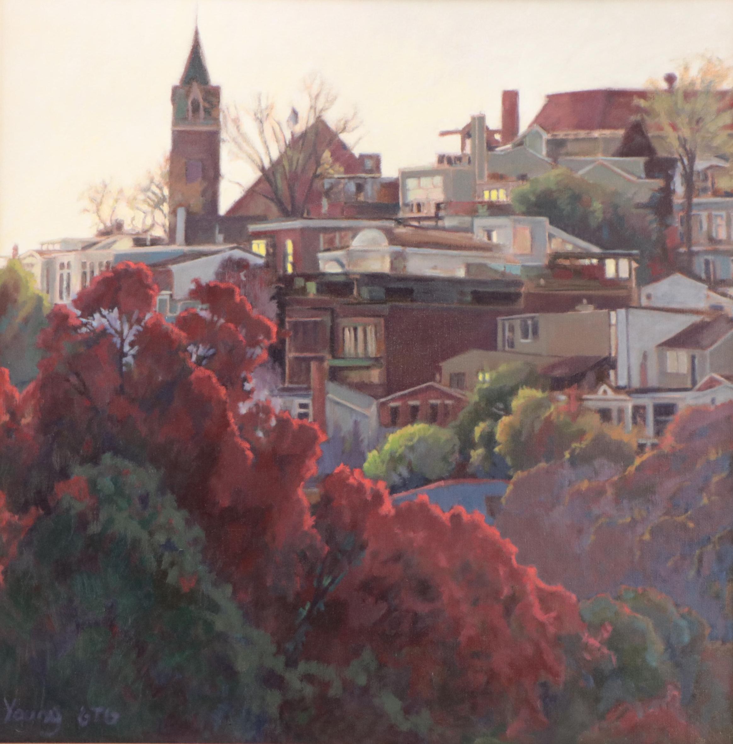 Diane Young Oil on Canvas "Mt. Adams"