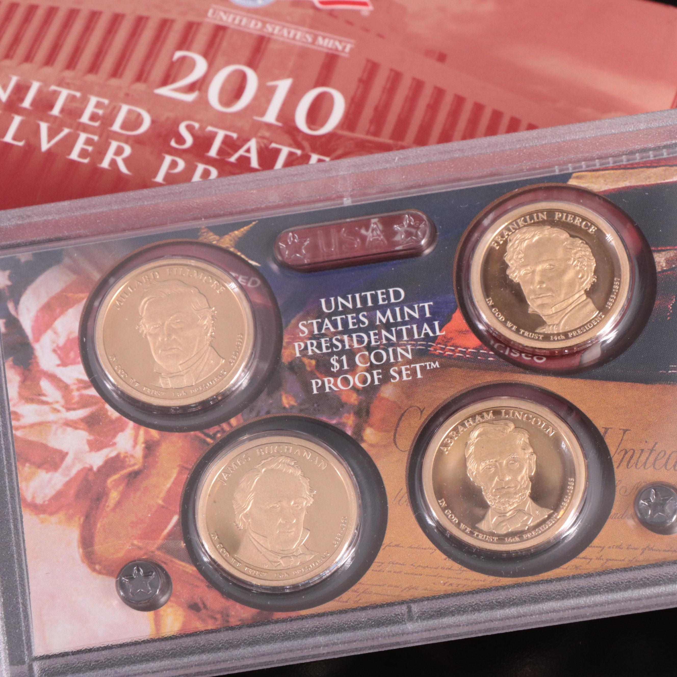 Two United States Mint Silver Proof Sets