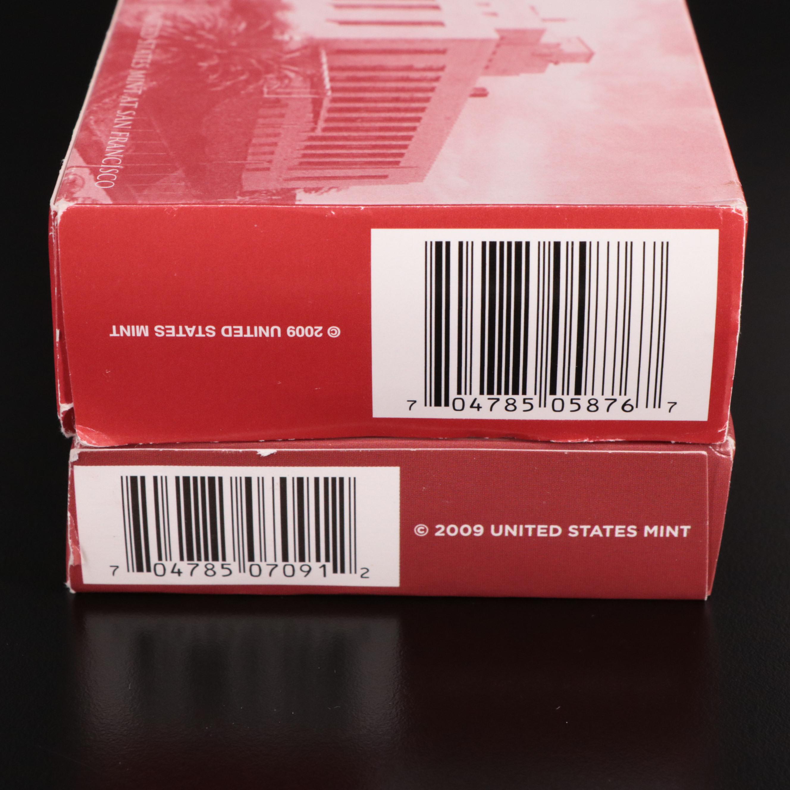 Two United States Mint Silver Proof Sets