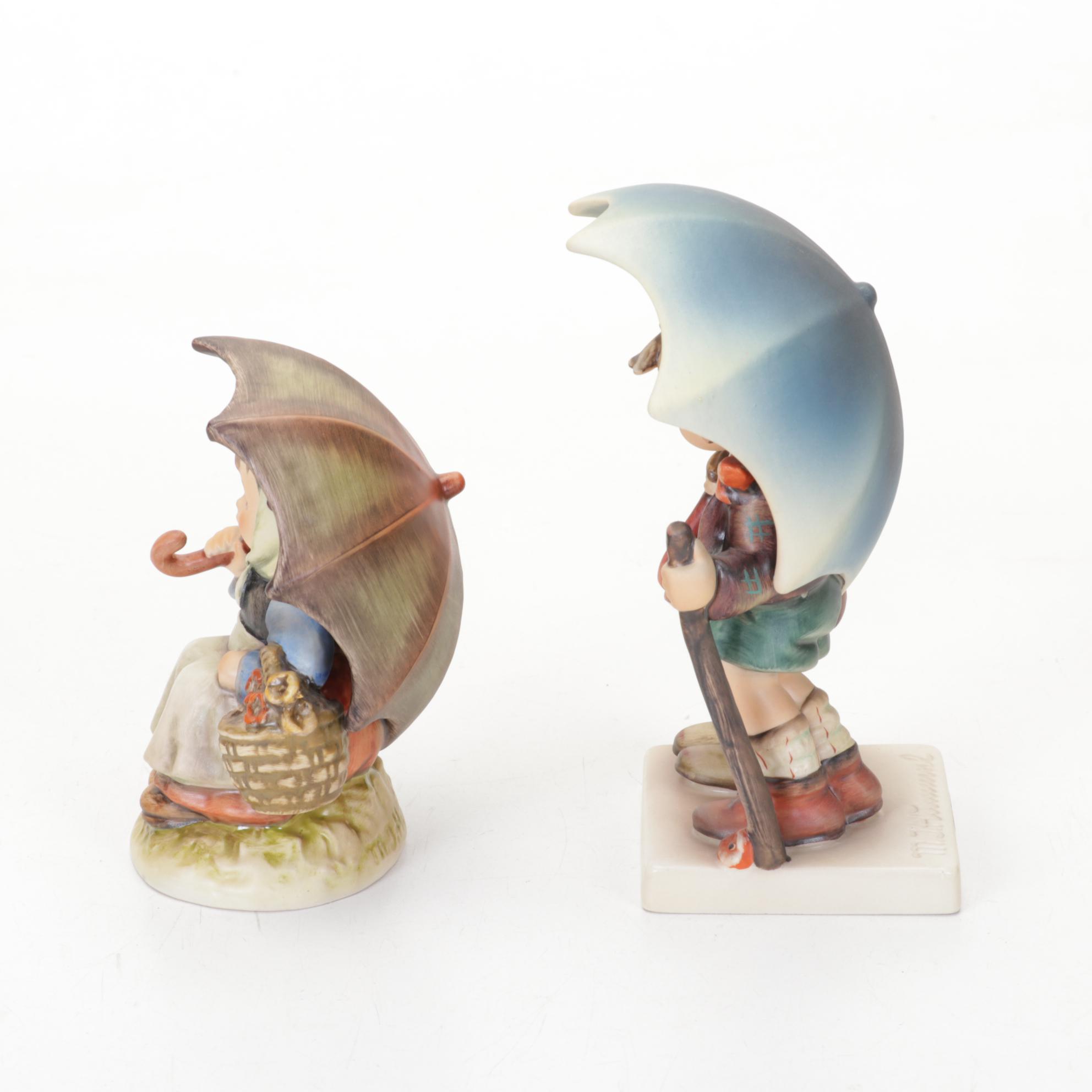 Goebel Signed "The Mail is Here" and Other Hummel Figurines