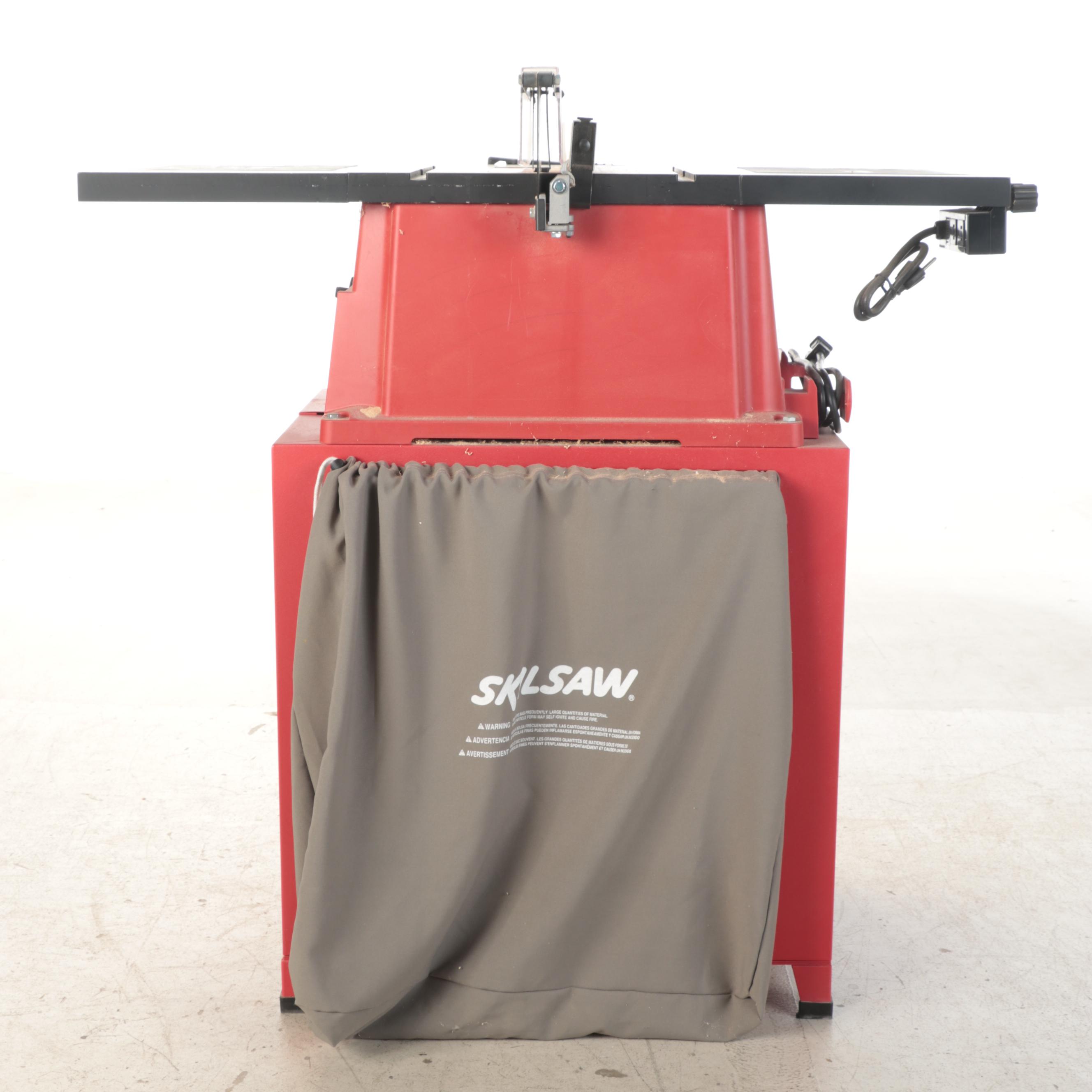 Skil X-Shop Table Saw on Cabinet Stand