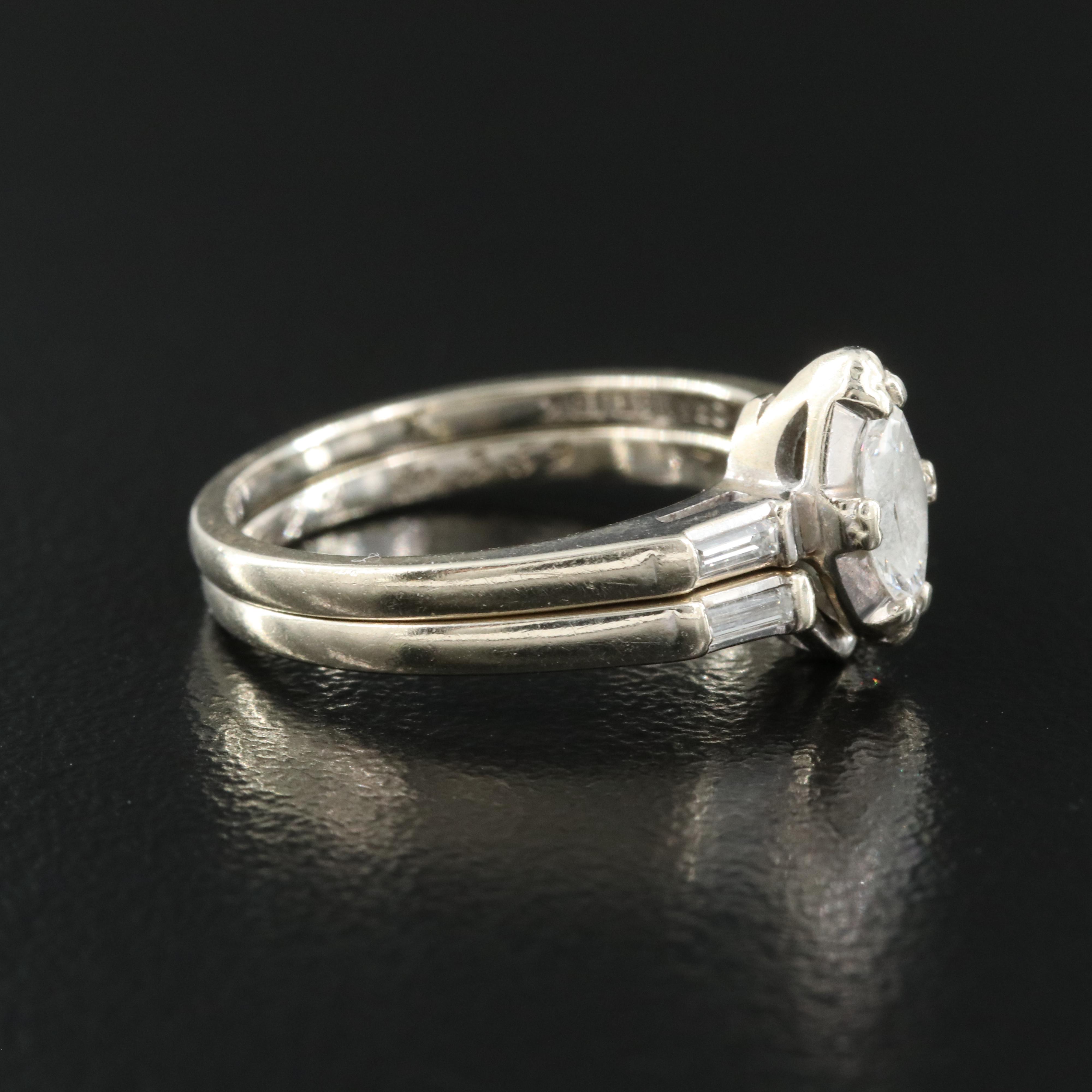 Granat Bros. 14K 0.37 CTW Diamond Ring Set