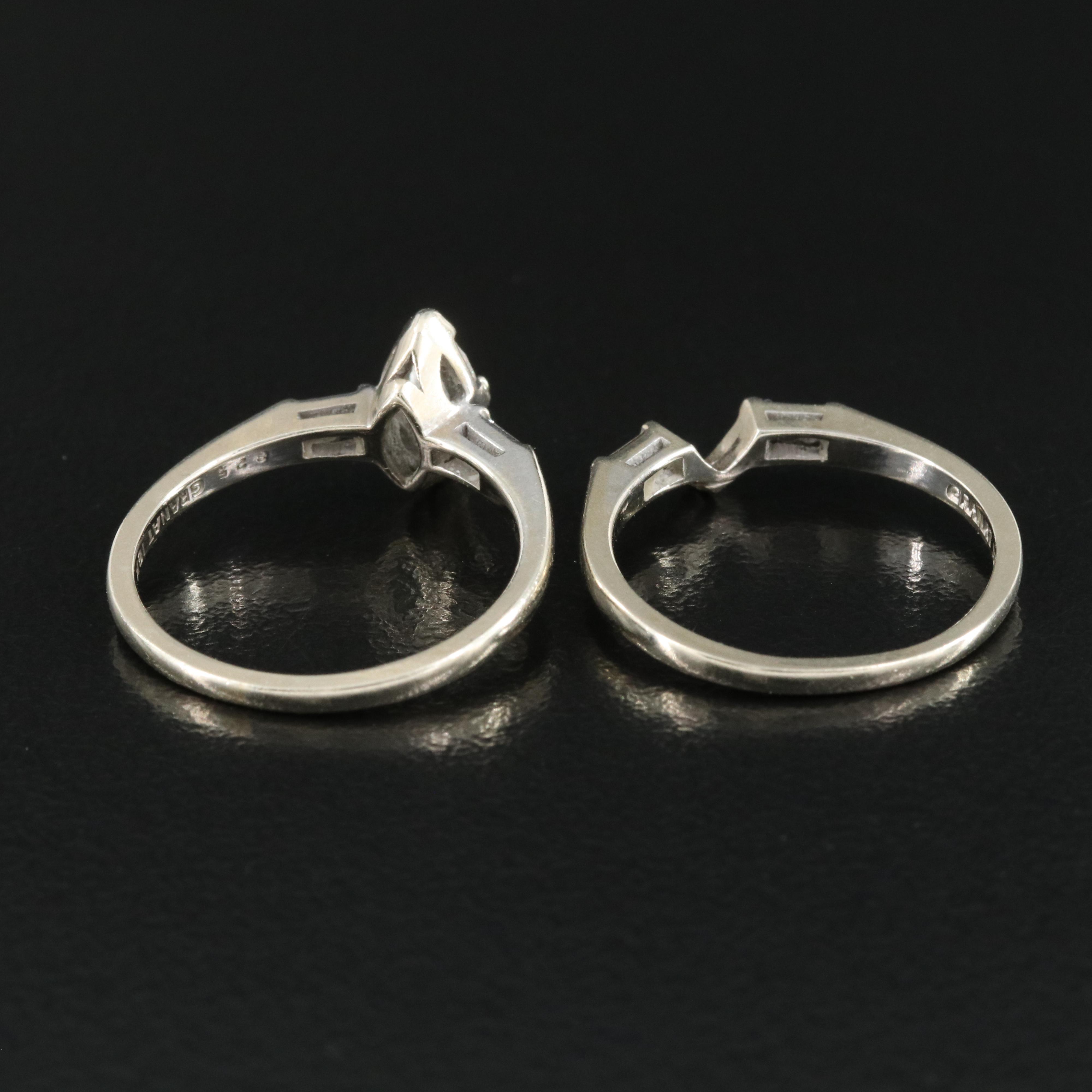 Granat Bros. 14K 0.37 CTW Diamond Ring Set