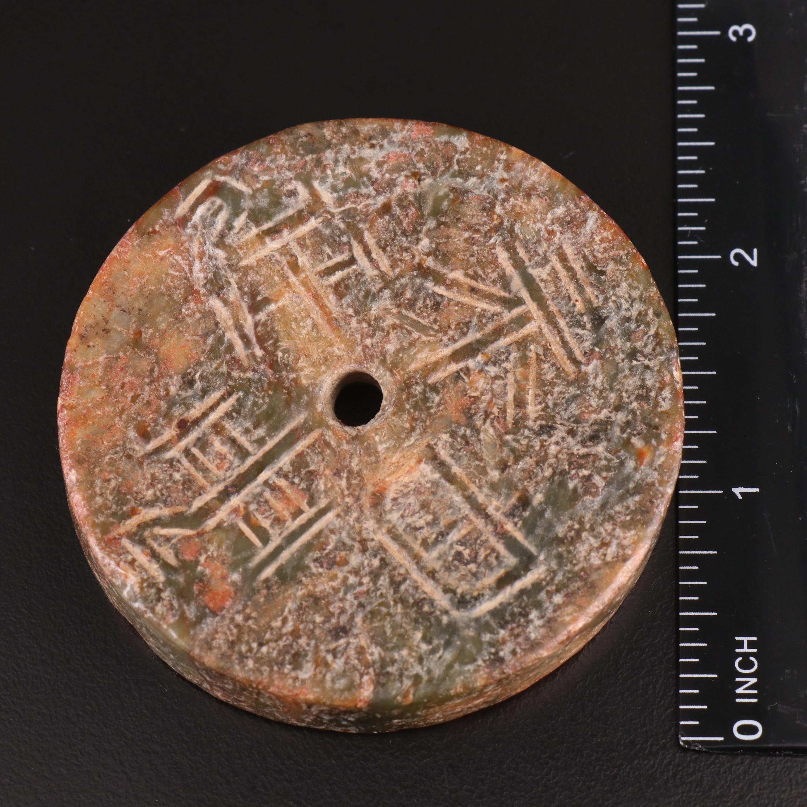 Engraved Tablets and Bi Discs Including Nephrite and Chalcedony