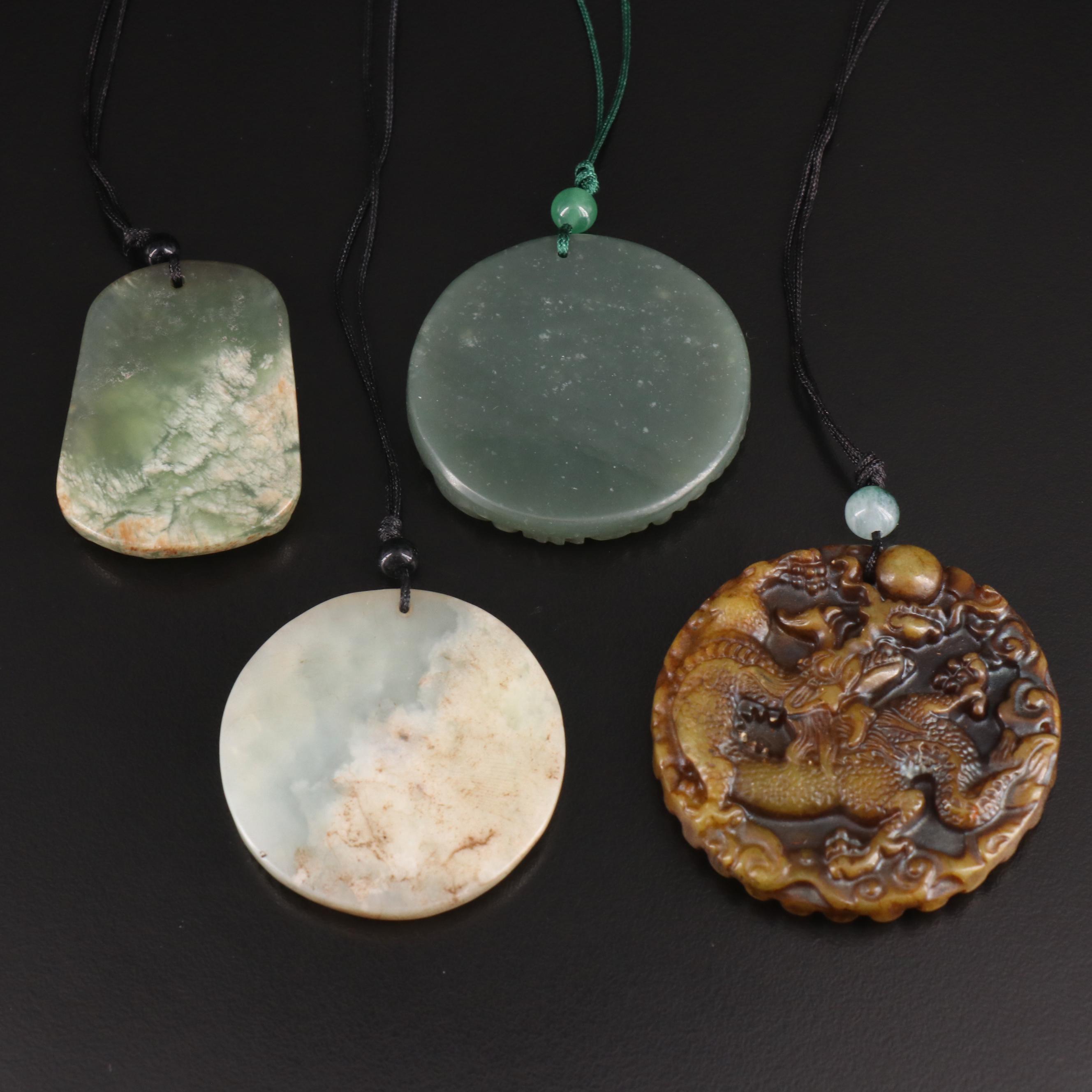 Engraved Tablets and Bi Discs Including Nephrite and Chalcedony