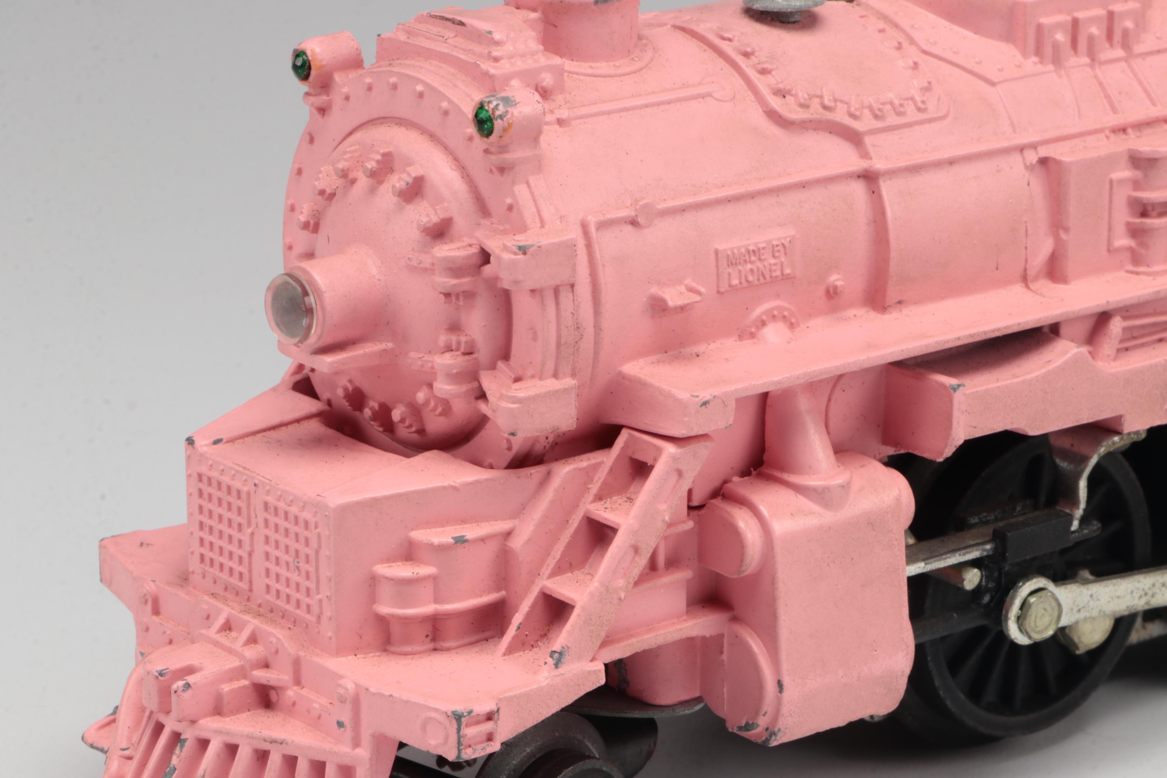 Lionel Pink "Girls" Train Set with Transformer and Booklets, Circa 1957