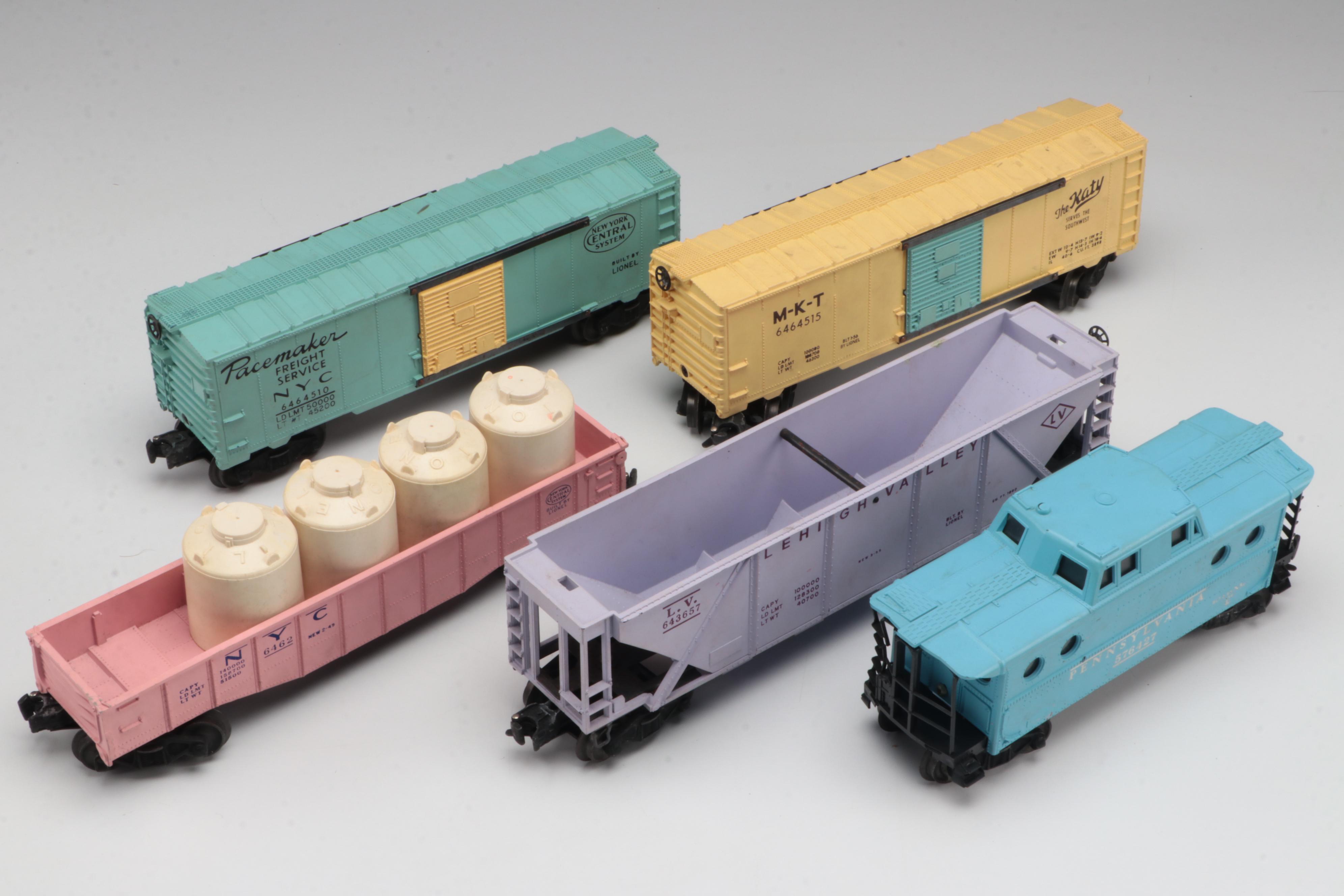 Lionel Pink "Girls" Train Set with Transformer and Booklets, Circa 1957