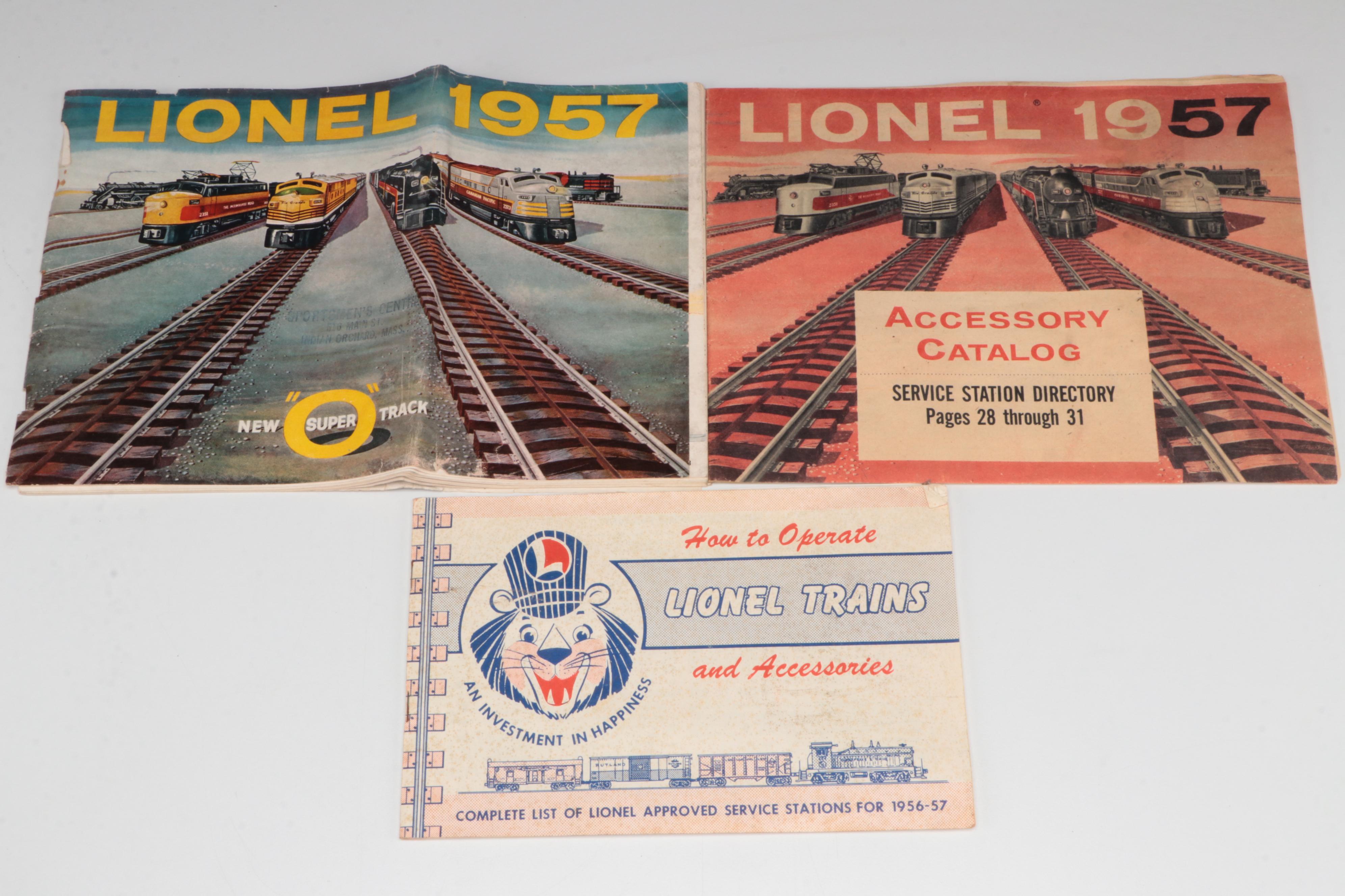Lionel Pink "Girls" Train Set with Transformer and Booklets, Circa 1957