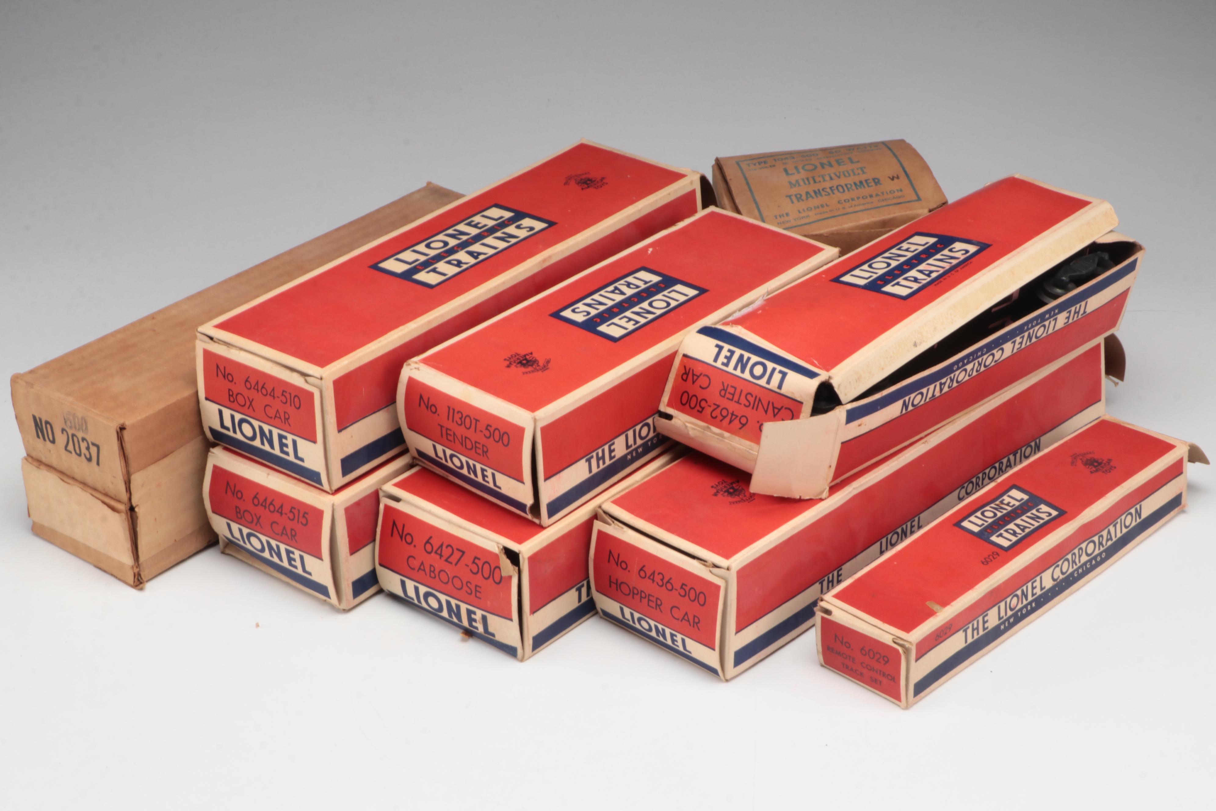 Lionel Pink "Girls" Train Set with Transformer and Booklets, Circa 1957