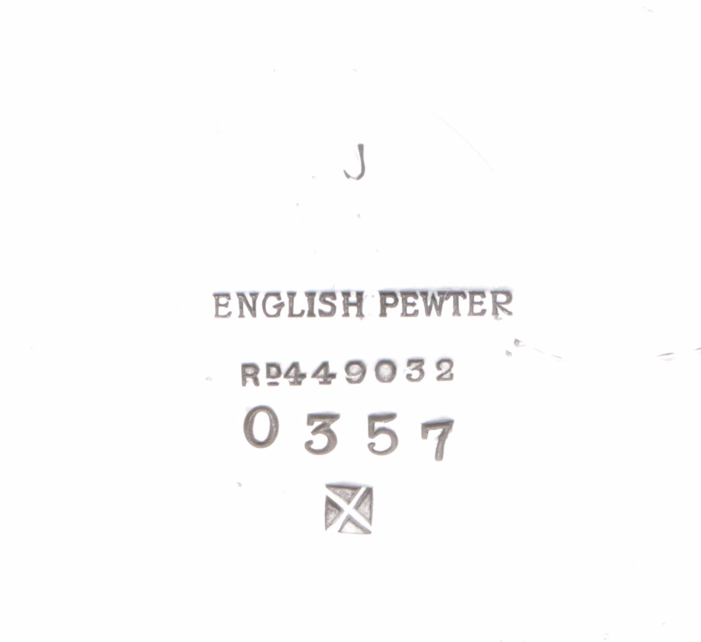 Liberty & Co. Tudric, English Pewter Tray, Bowl with Enamel and Tea Caddy