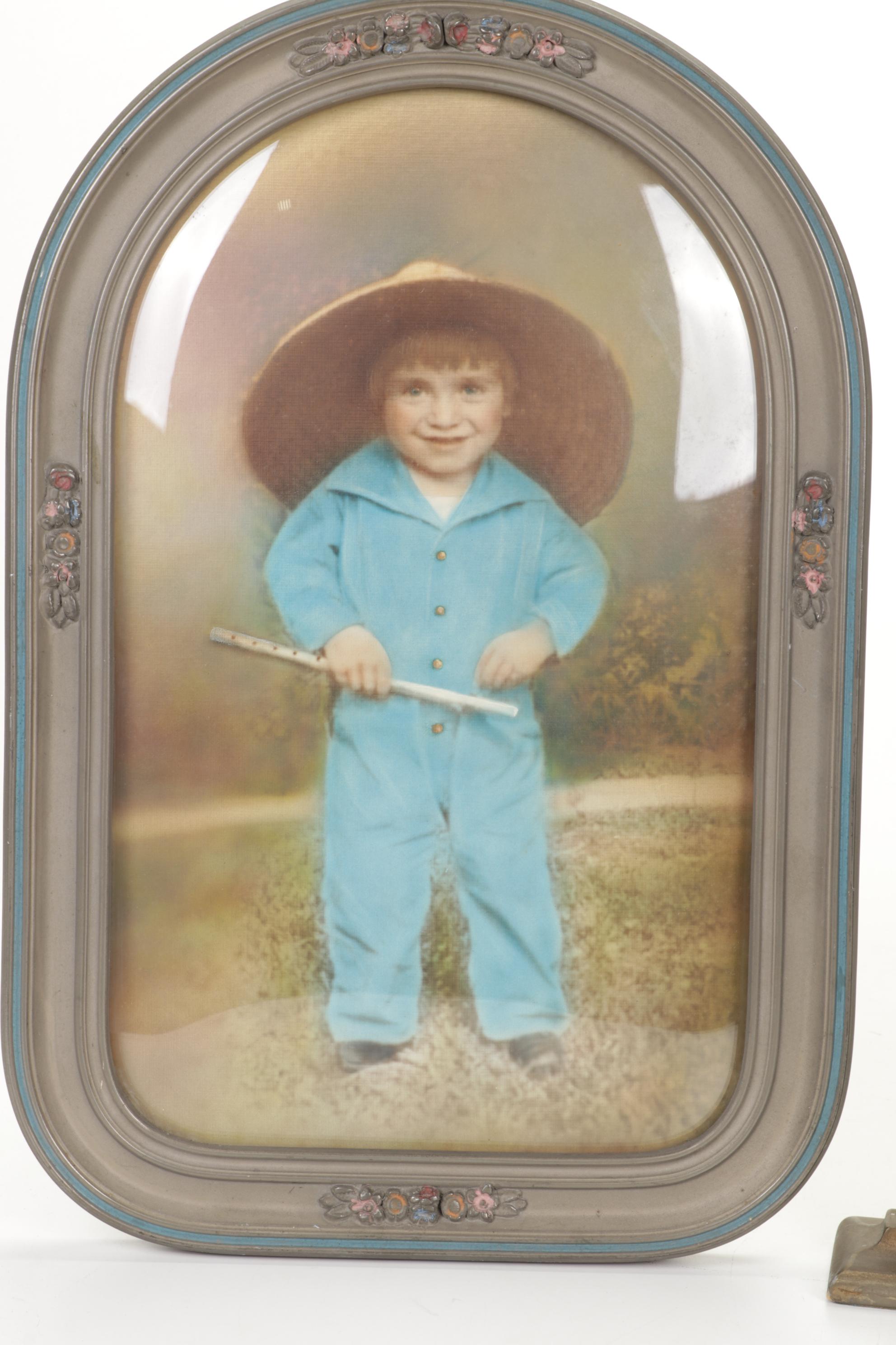 Crayon Portraits of Young Children, Early 20th Century