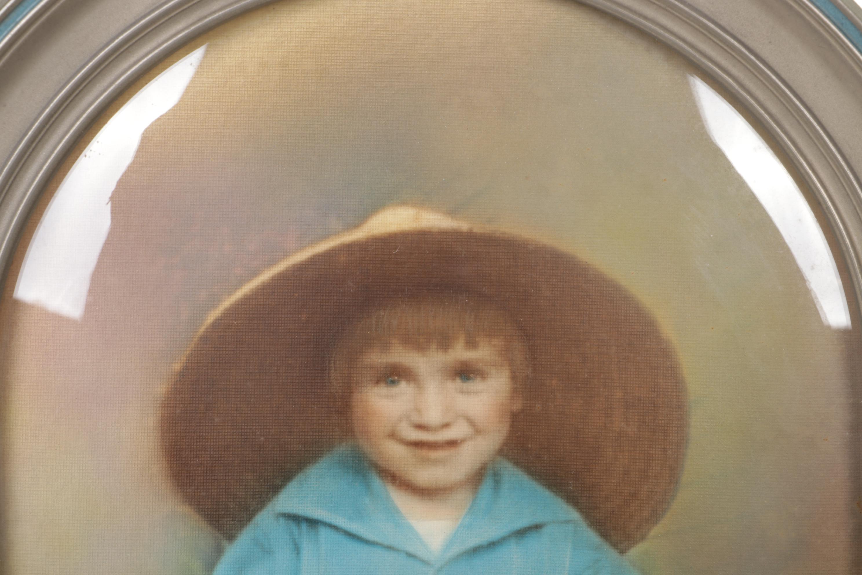 Crayon Portraits of Young Children, Early 20th Century