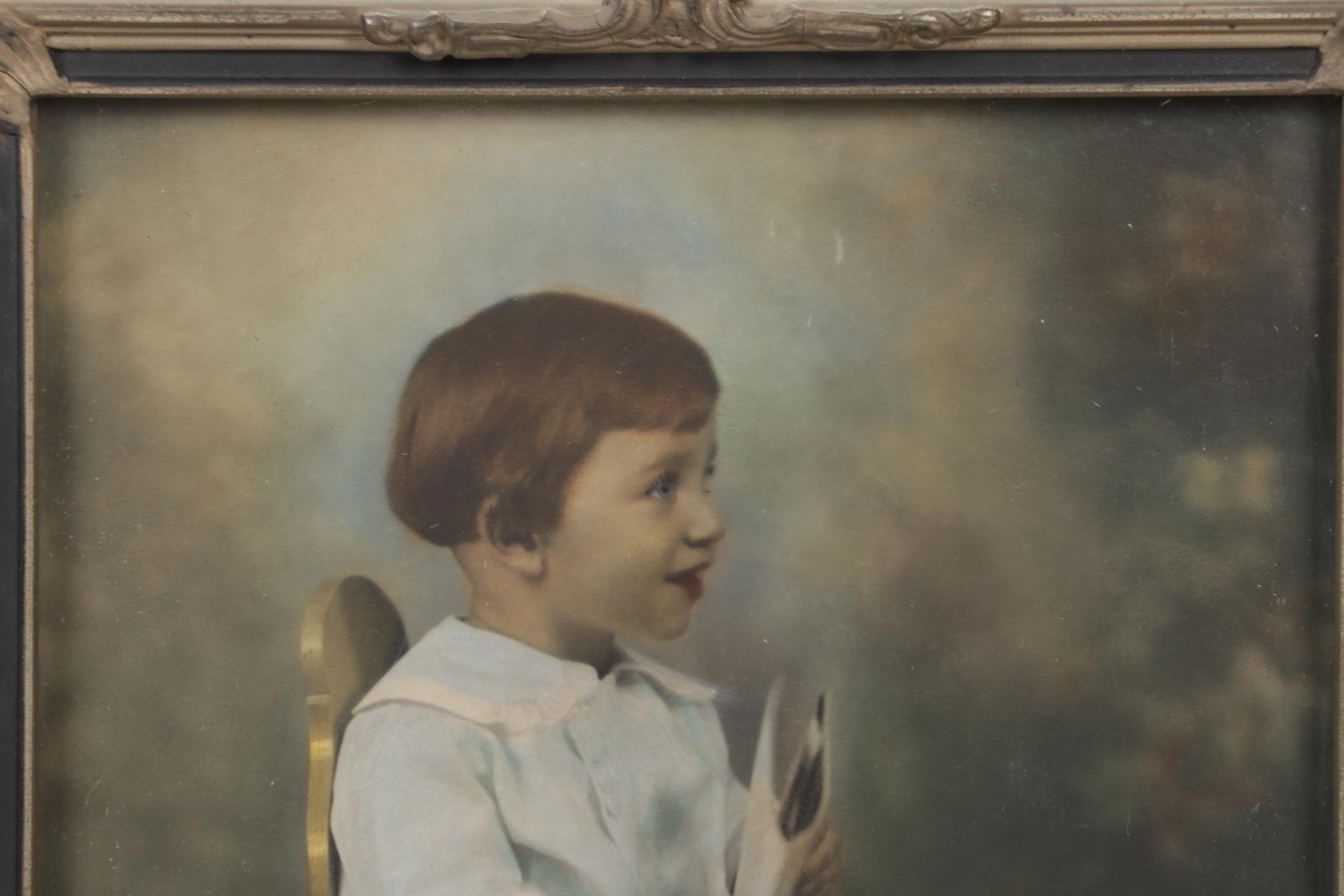 Crayon Portraits of Young Children, Early 20th Century