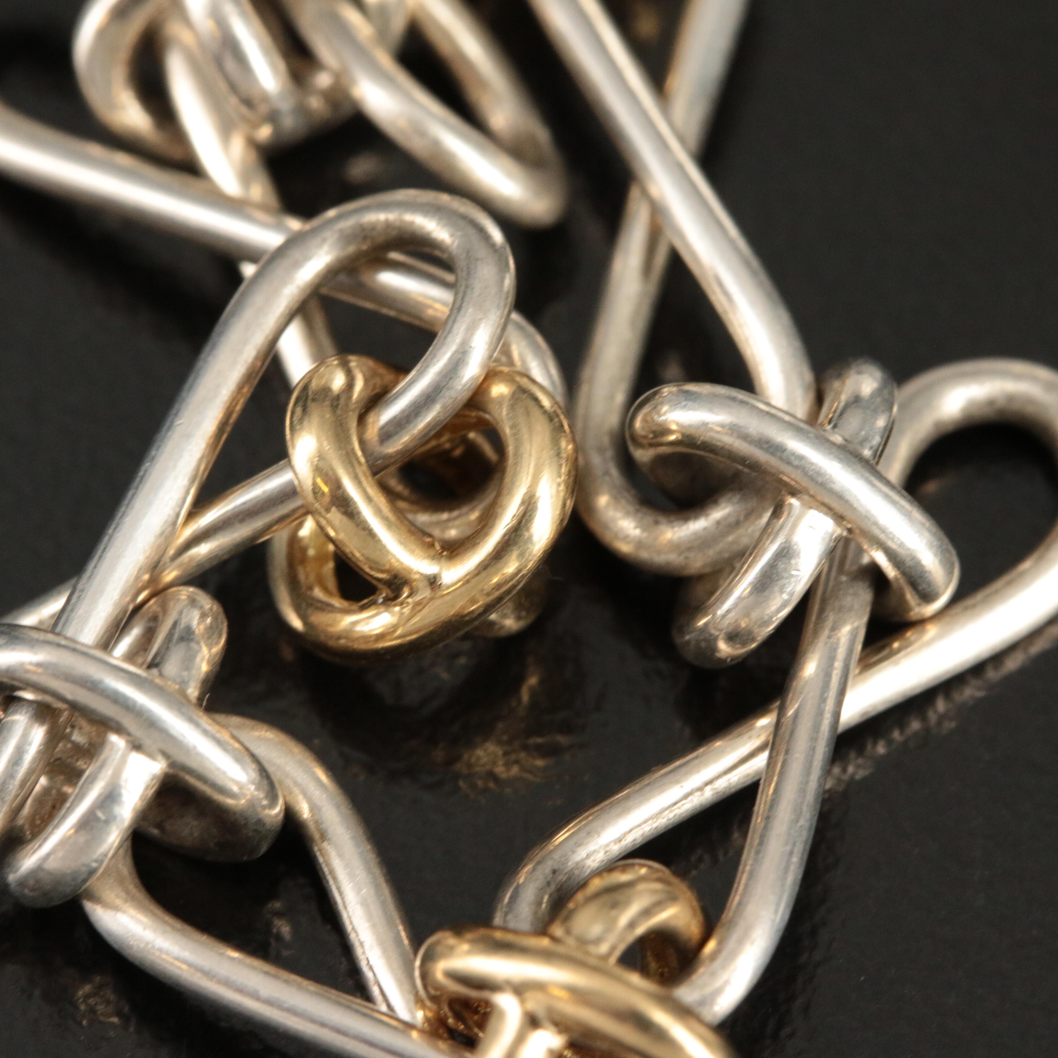 Paloma Picasso for Tiffany & Co. "Infinity" Sterling and 18K Bracelet